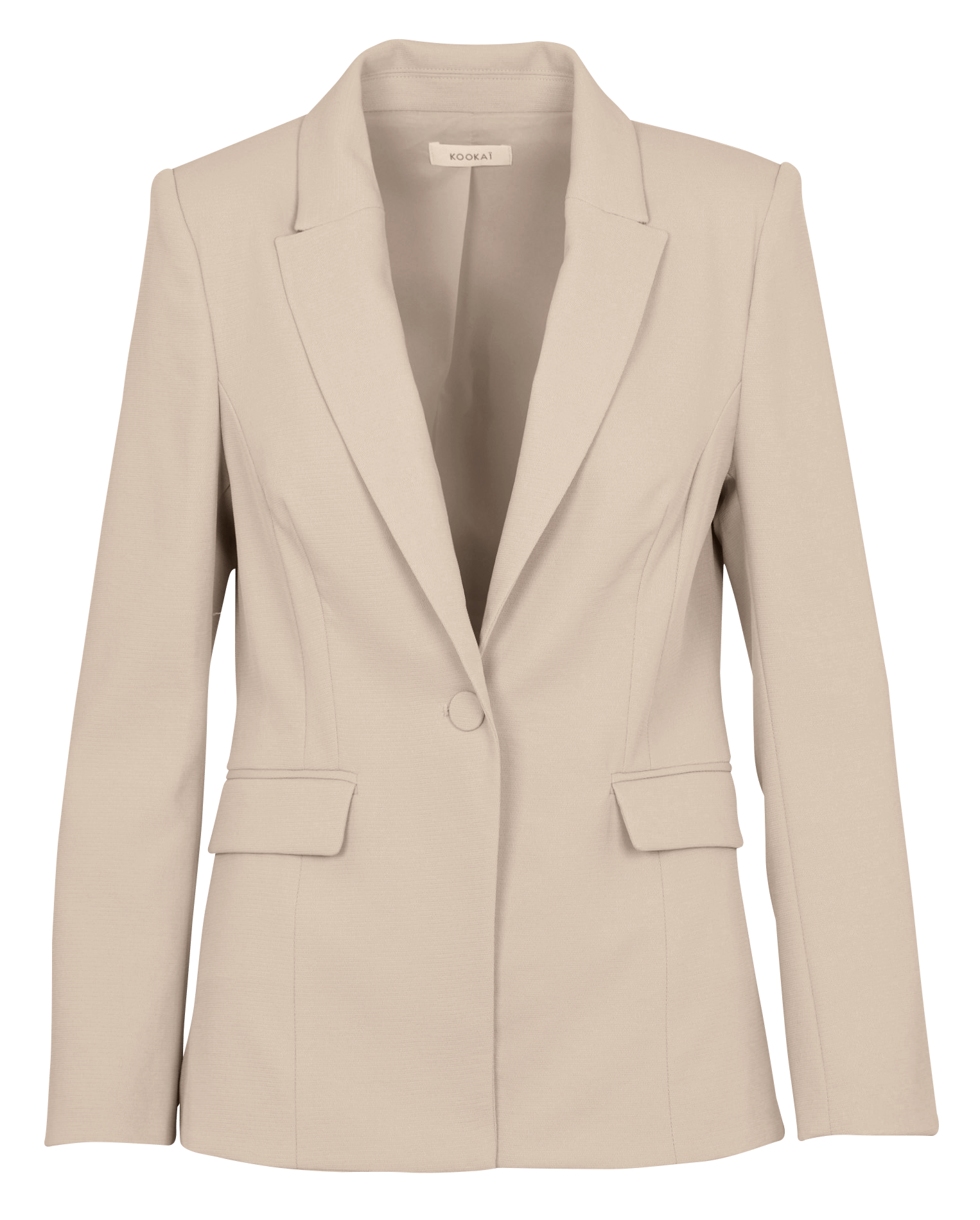 Veste cintrée col tailleur KOOKAI Beige