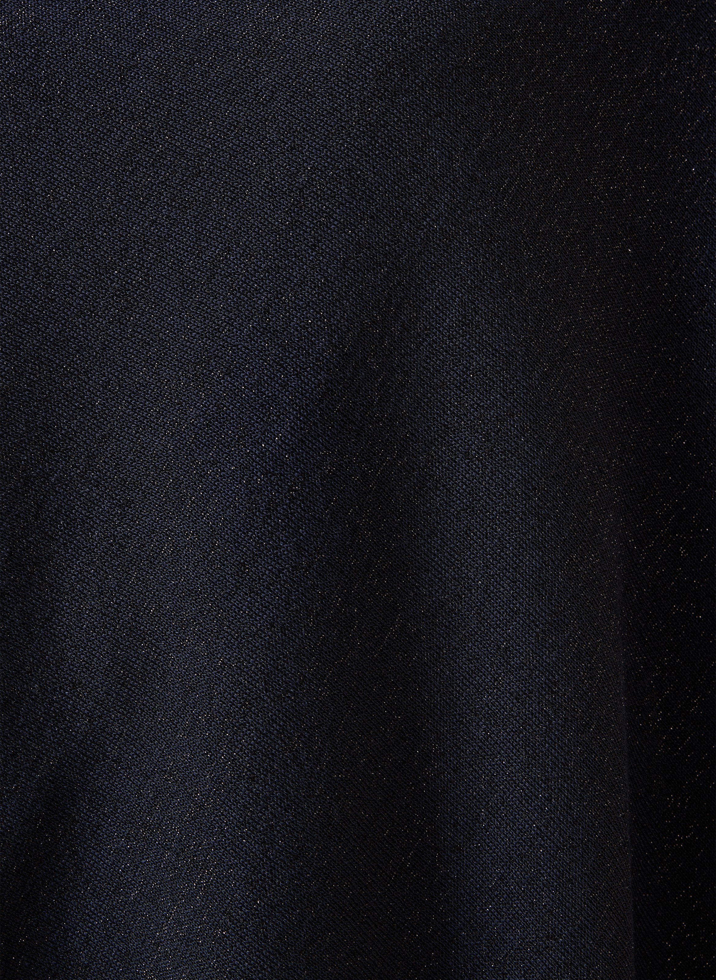 Iridescent poncho LA FEE MARABOUTEE Blue
