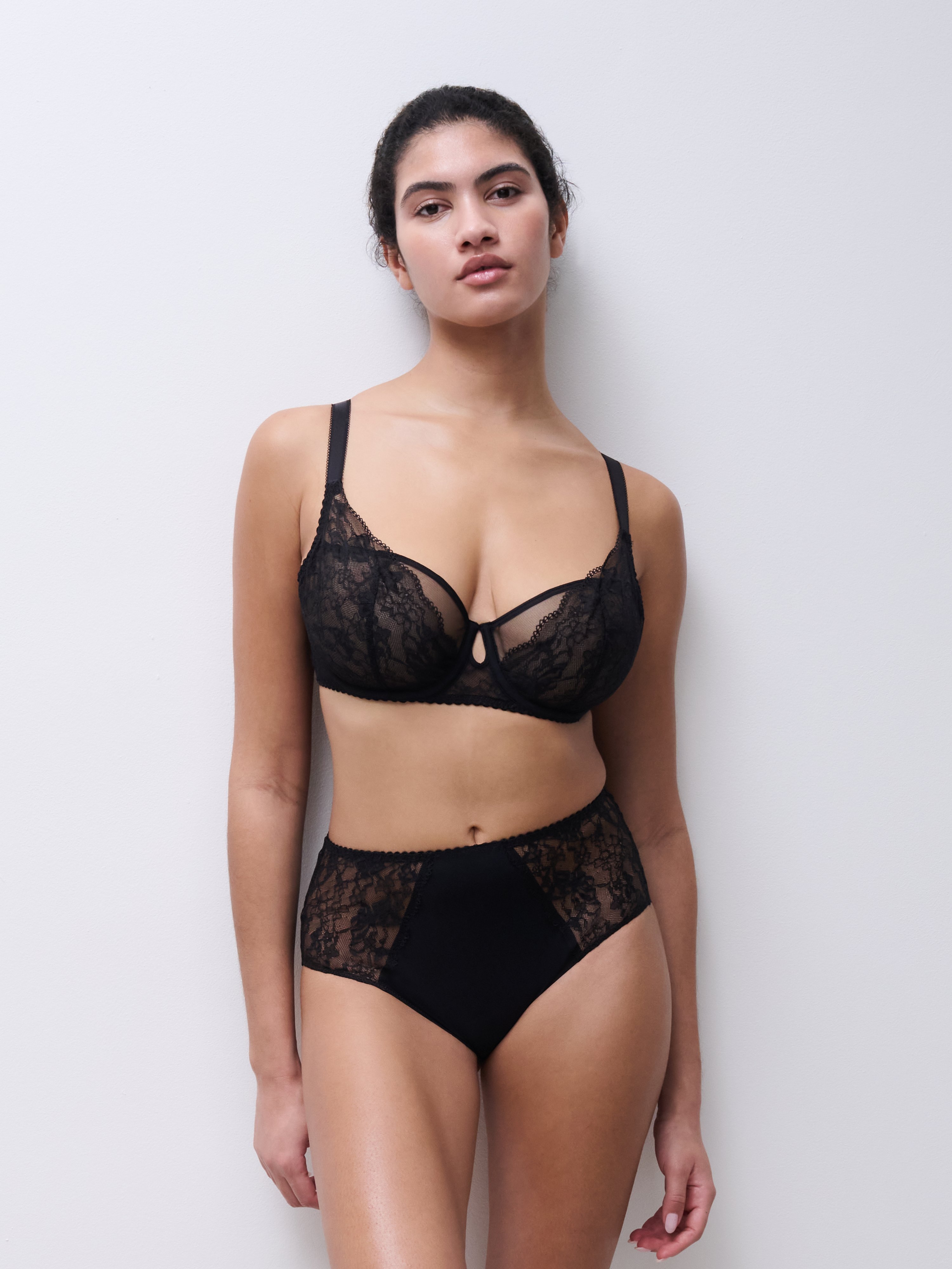 Demi-cup bra CHANTELLE PULP Black