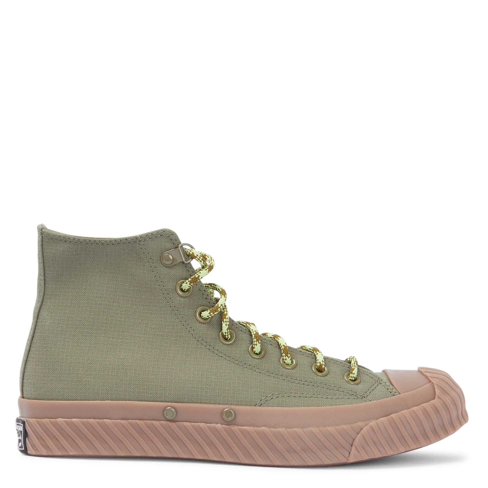 High-top round-toe trainers CONVERSE Green
