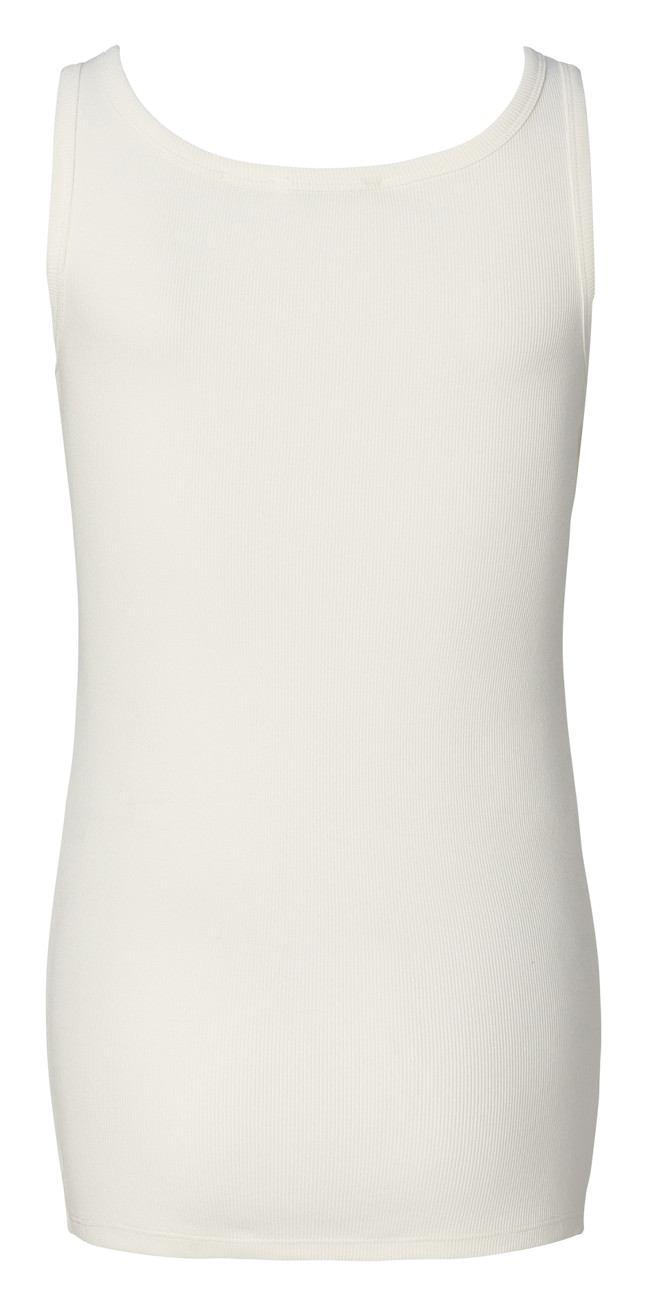 Organic cotton nursing tank top NOPPIES White