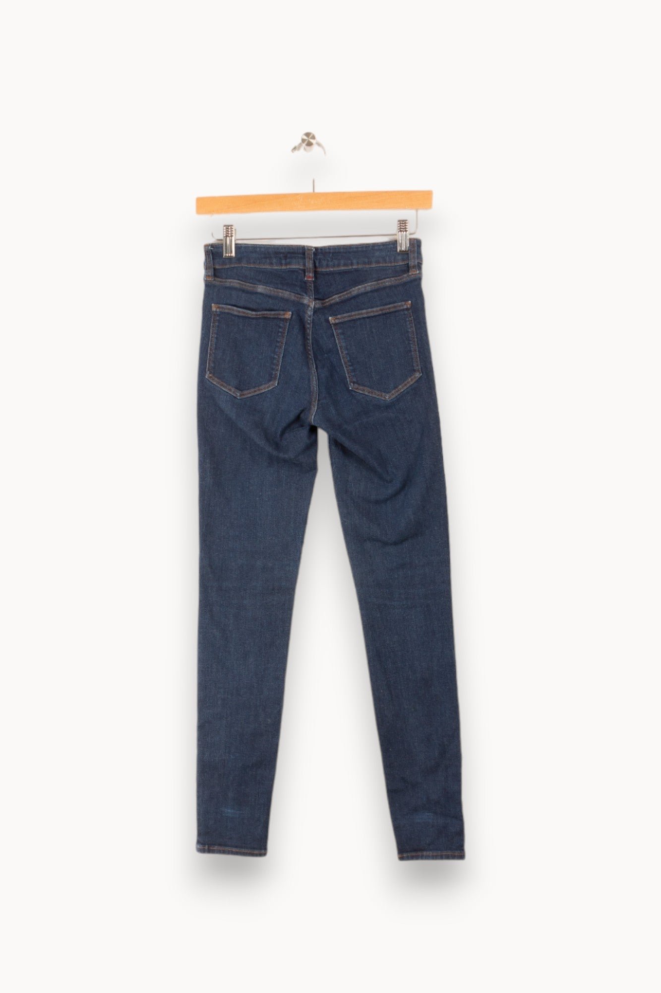Cropped slim jeans with studs COMPTOIR DES COTONNIERS - Seconde main Blue