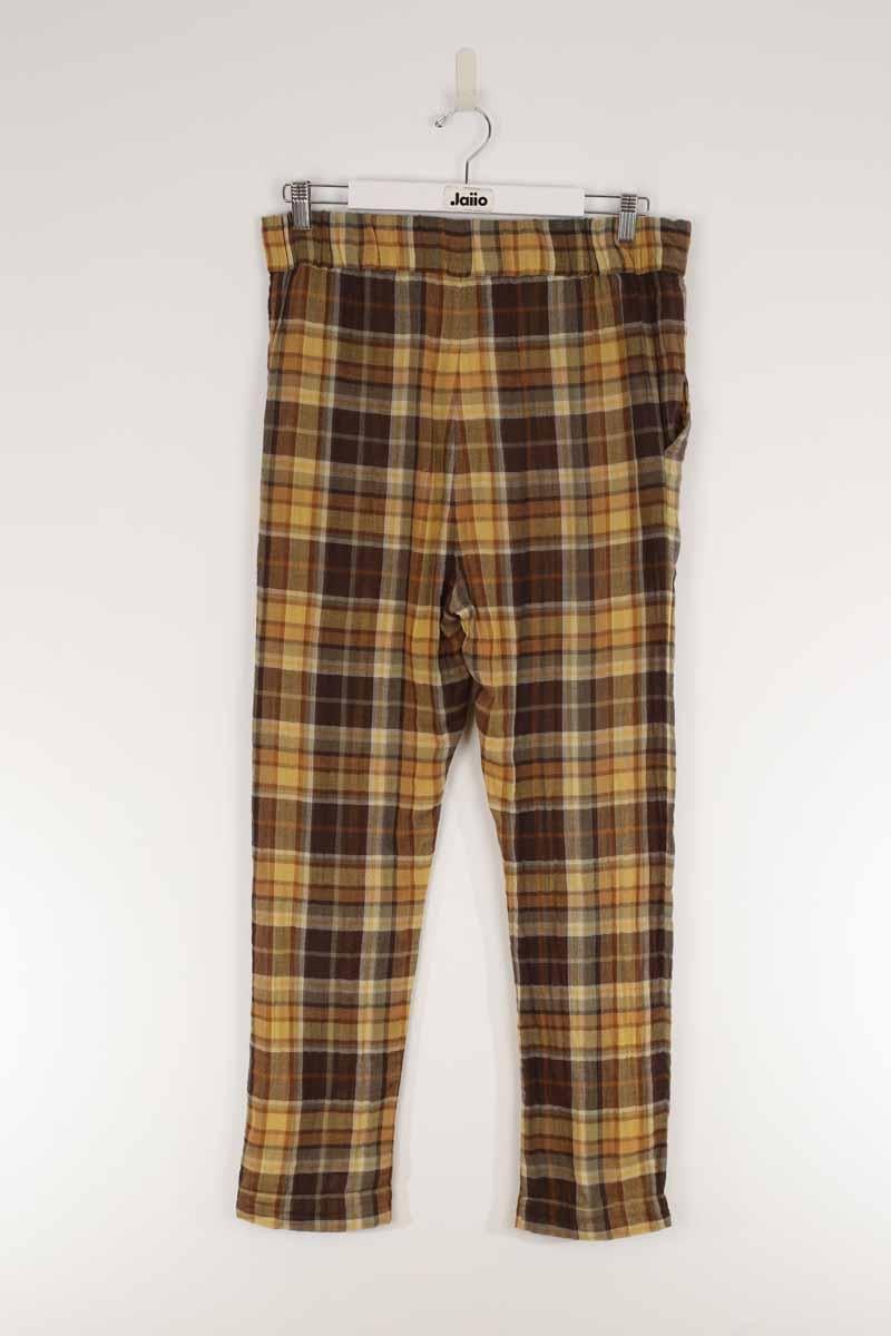 Slim-fit cotton cargo pants LAURENCE BRAS - Seconde Main Brown