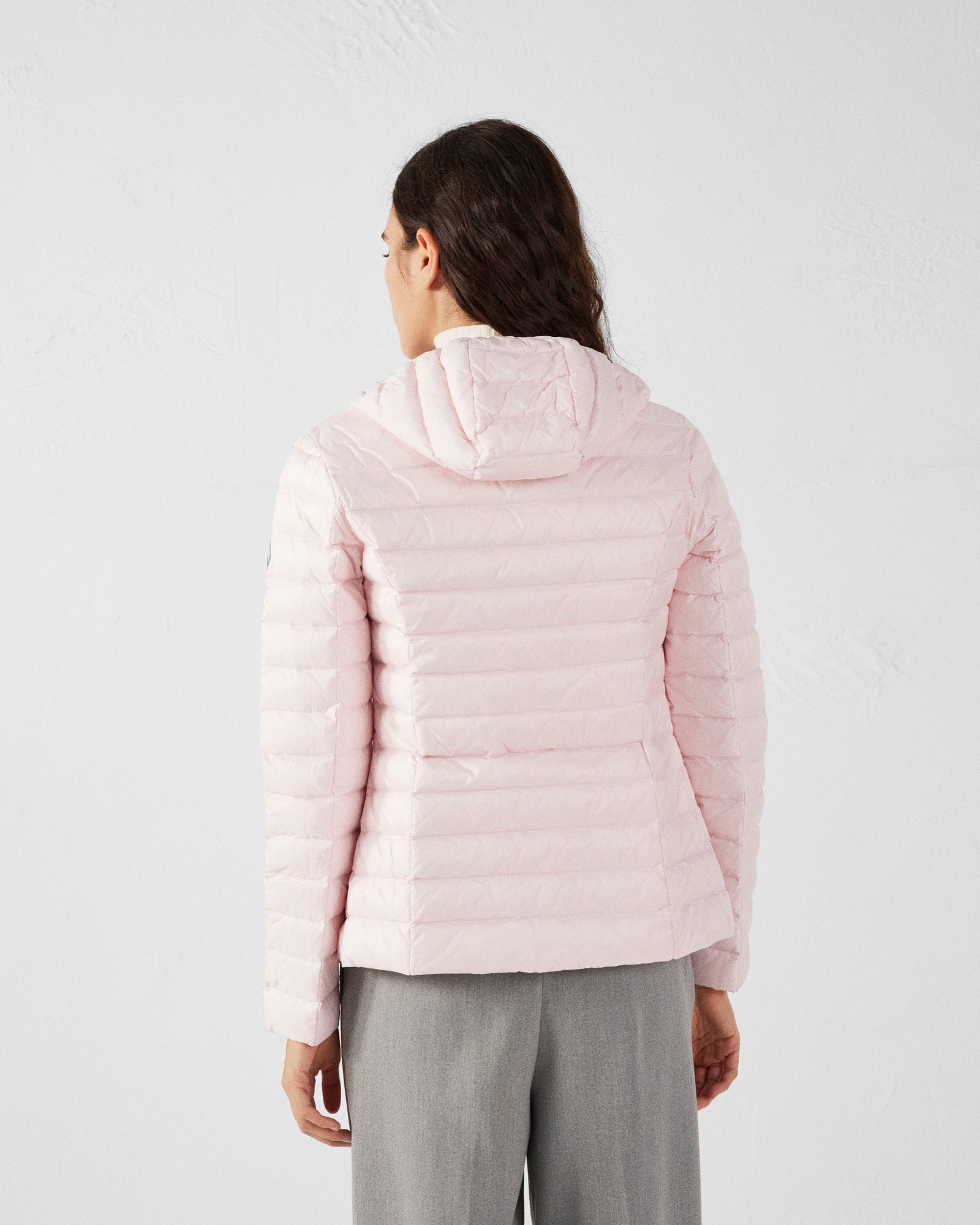 Lightweight hooded puffer jacket Cloe JOTT Pink
