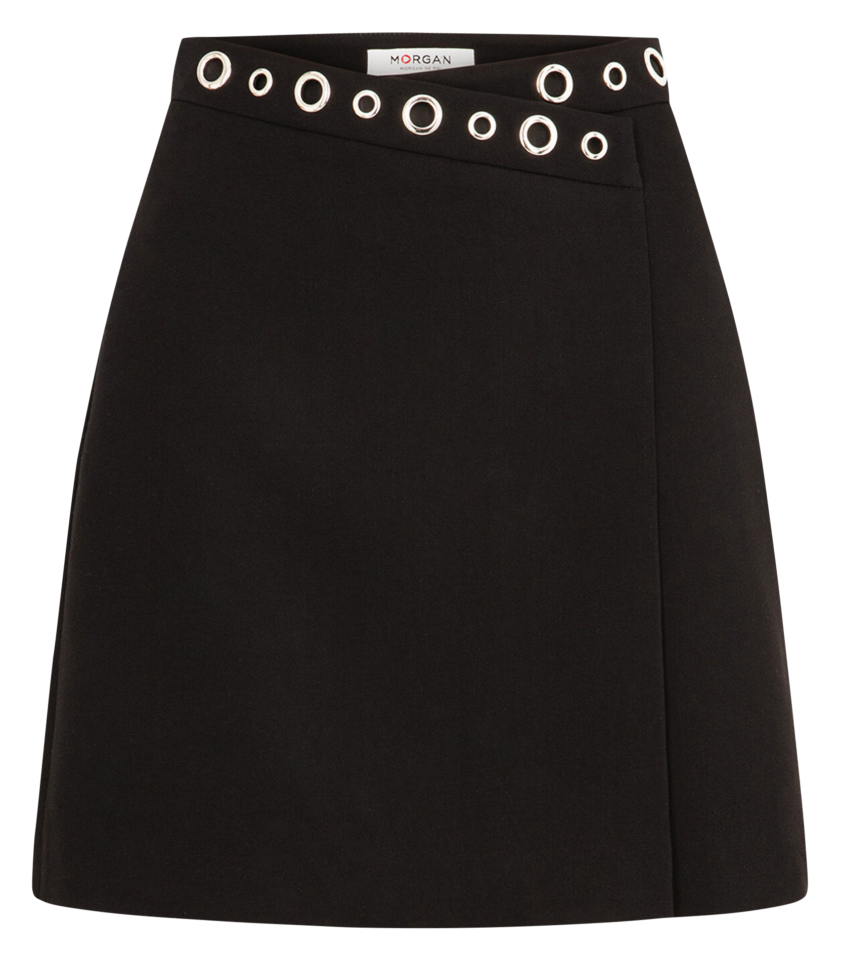 Jupe courte taille haute MORGAN Noir