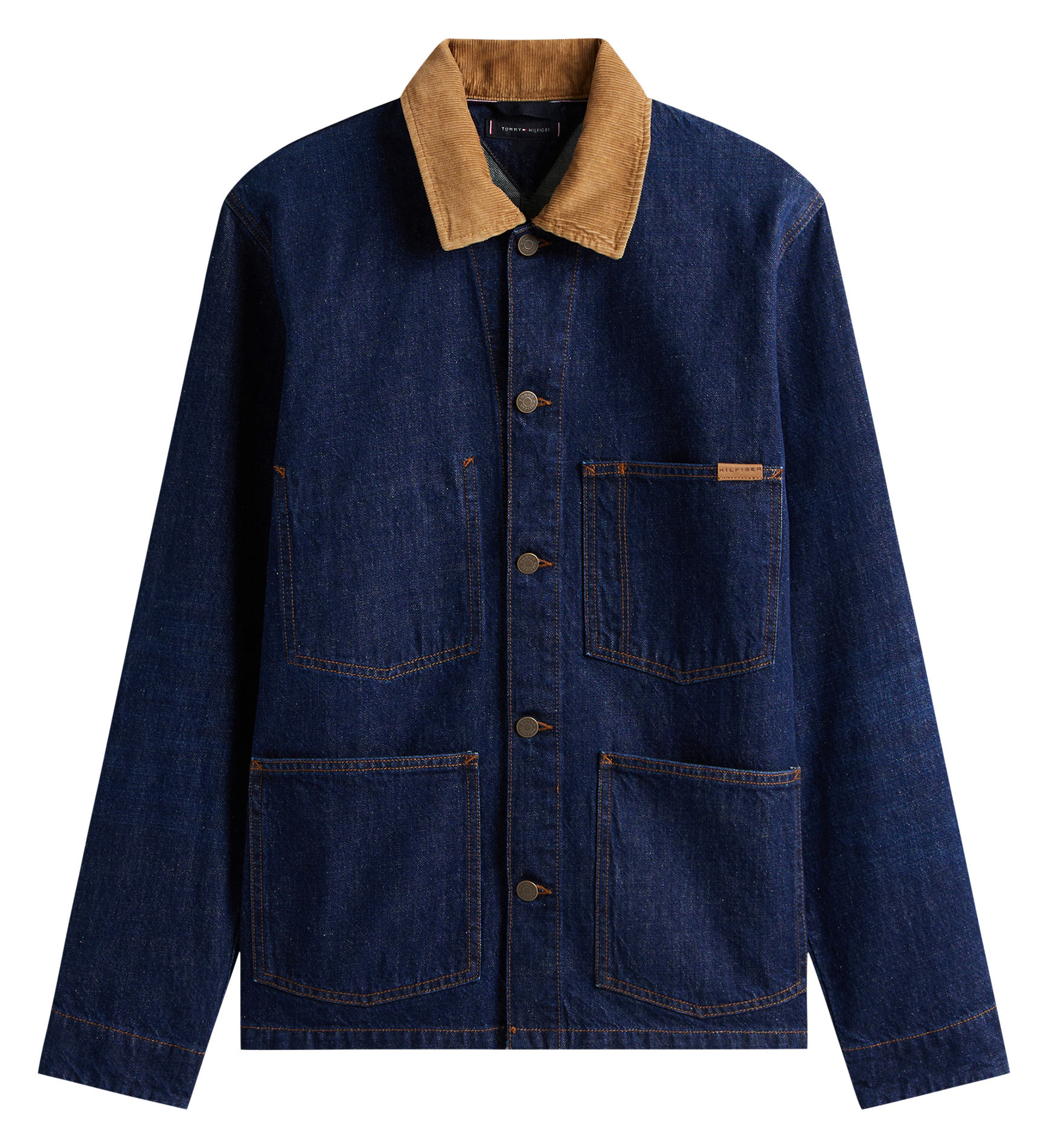 Jeansjacke mit klassischem Kragen TOMMY HILFIGER Blau