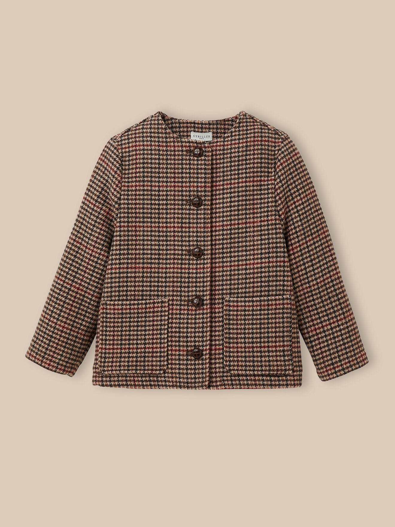 Wool coat CYRILLUS Brown