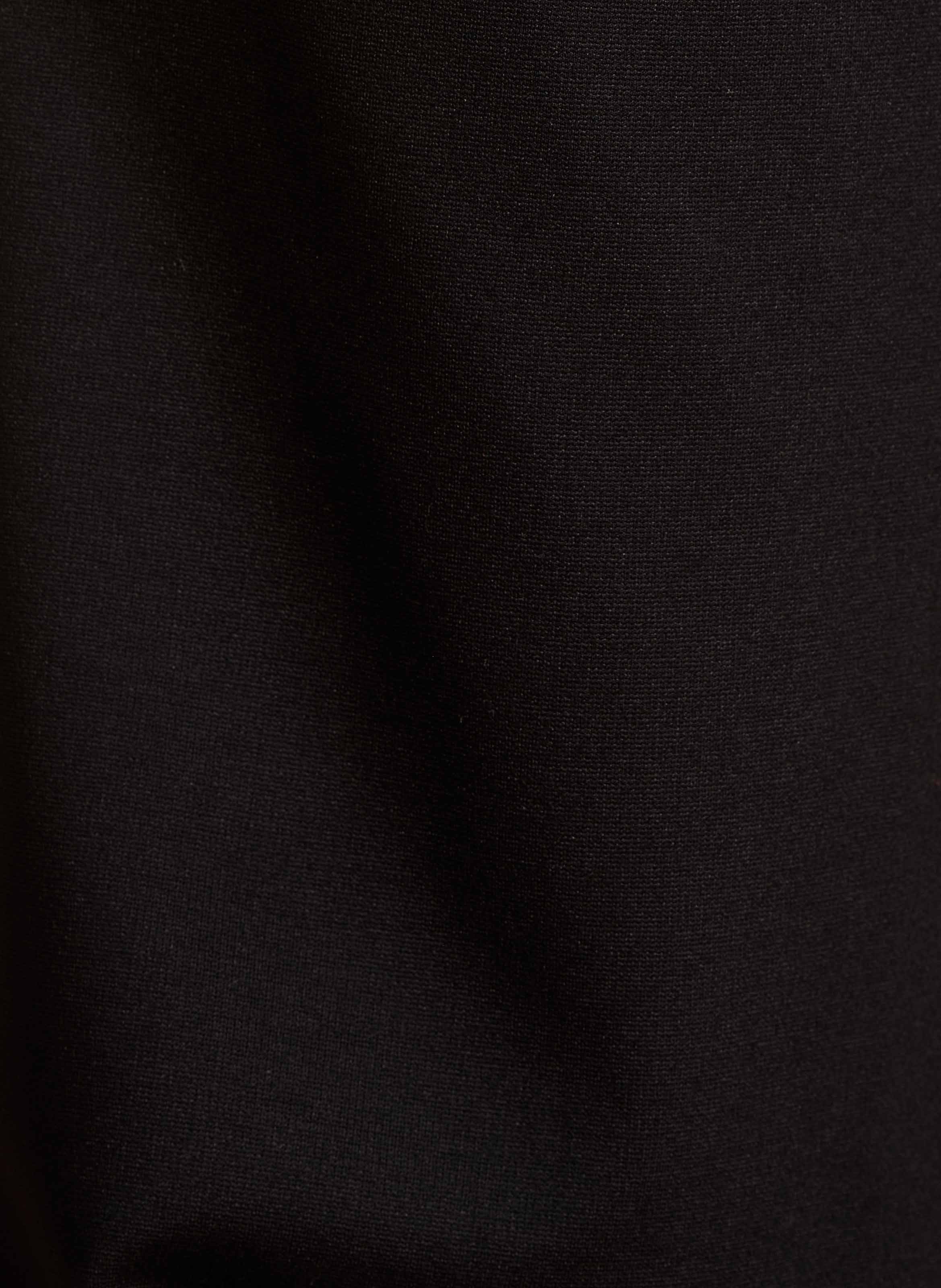 High-waisted wide leg stretch pants LA FEE MARABOUTEE Black