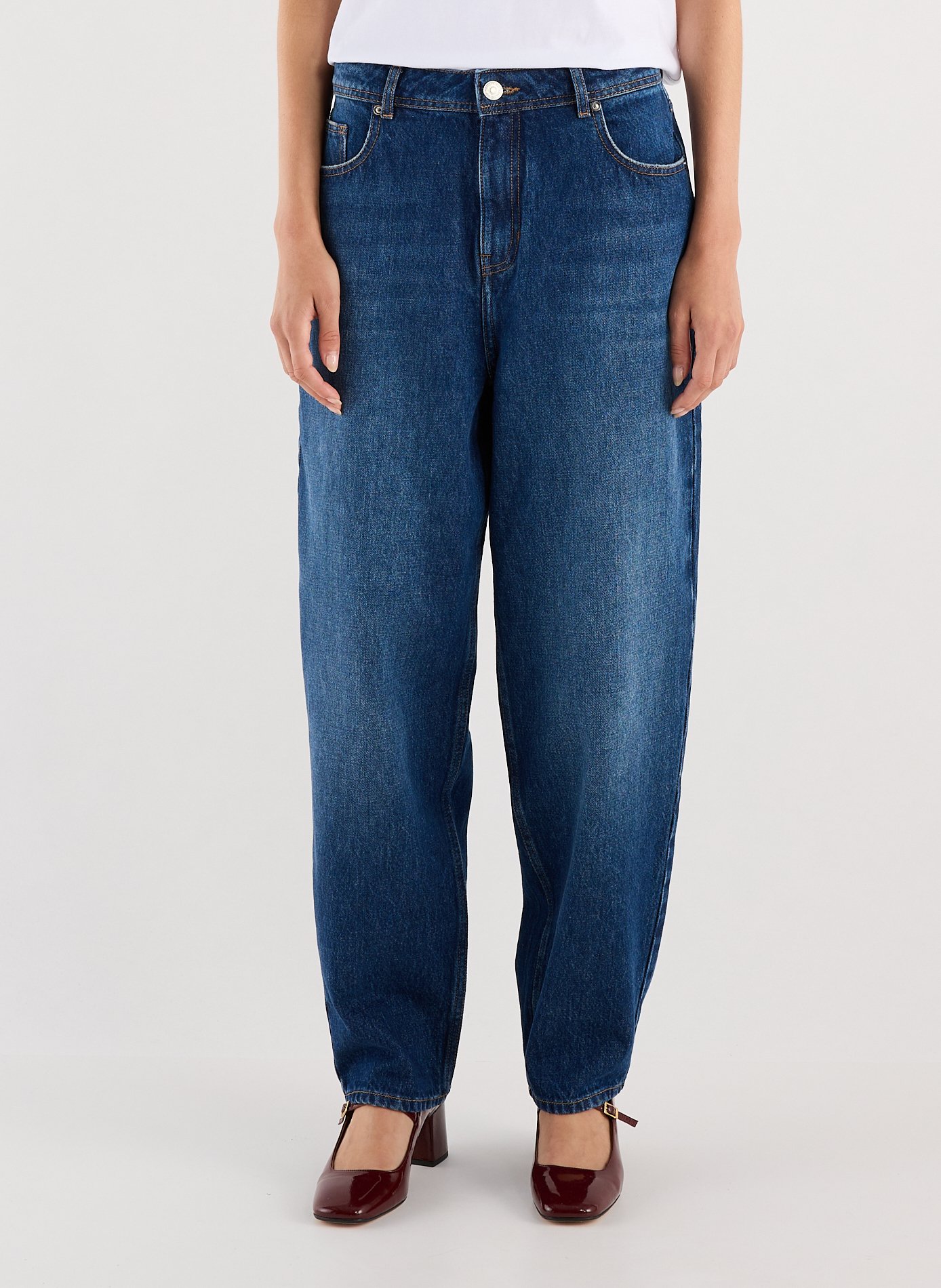 Jean boule en coton SAISON 1865 Bleu