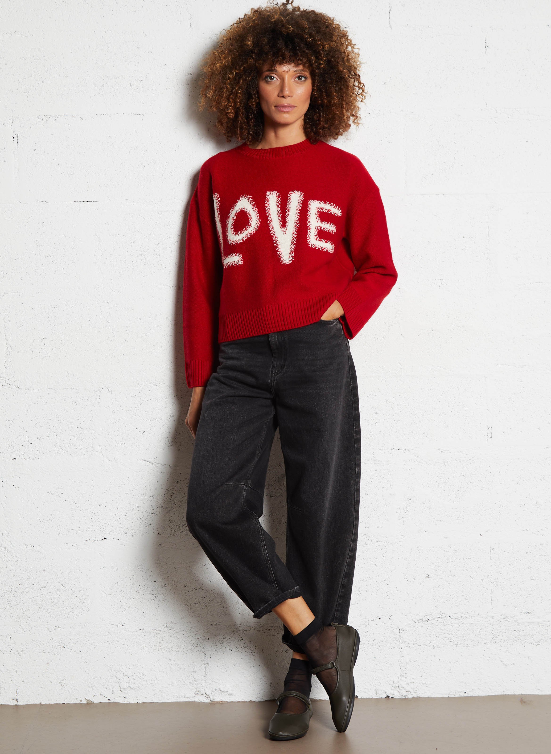 Ballerines à bride scratch en cuir CAMPER Vert