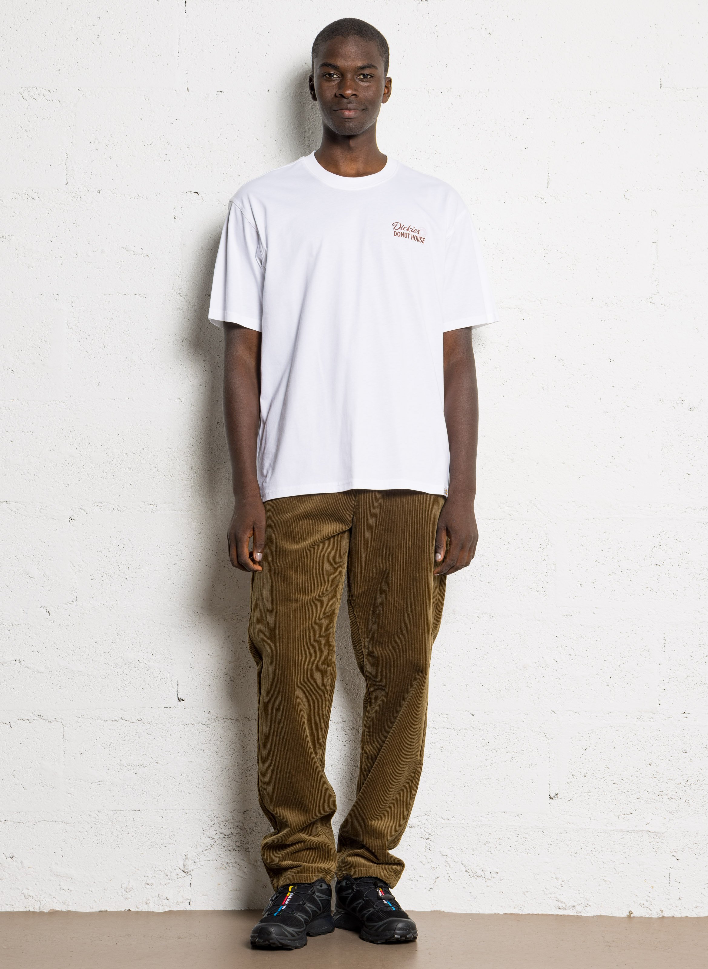 Effen T-shirt DICKIES Wit