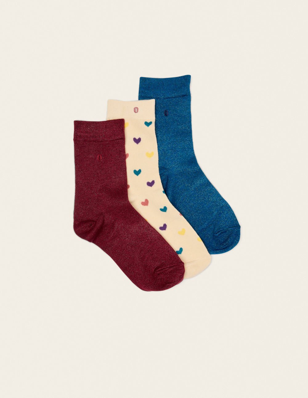 Pack of 3 pairs of socks ODAJE EX. M.MOUSTACHE Blue