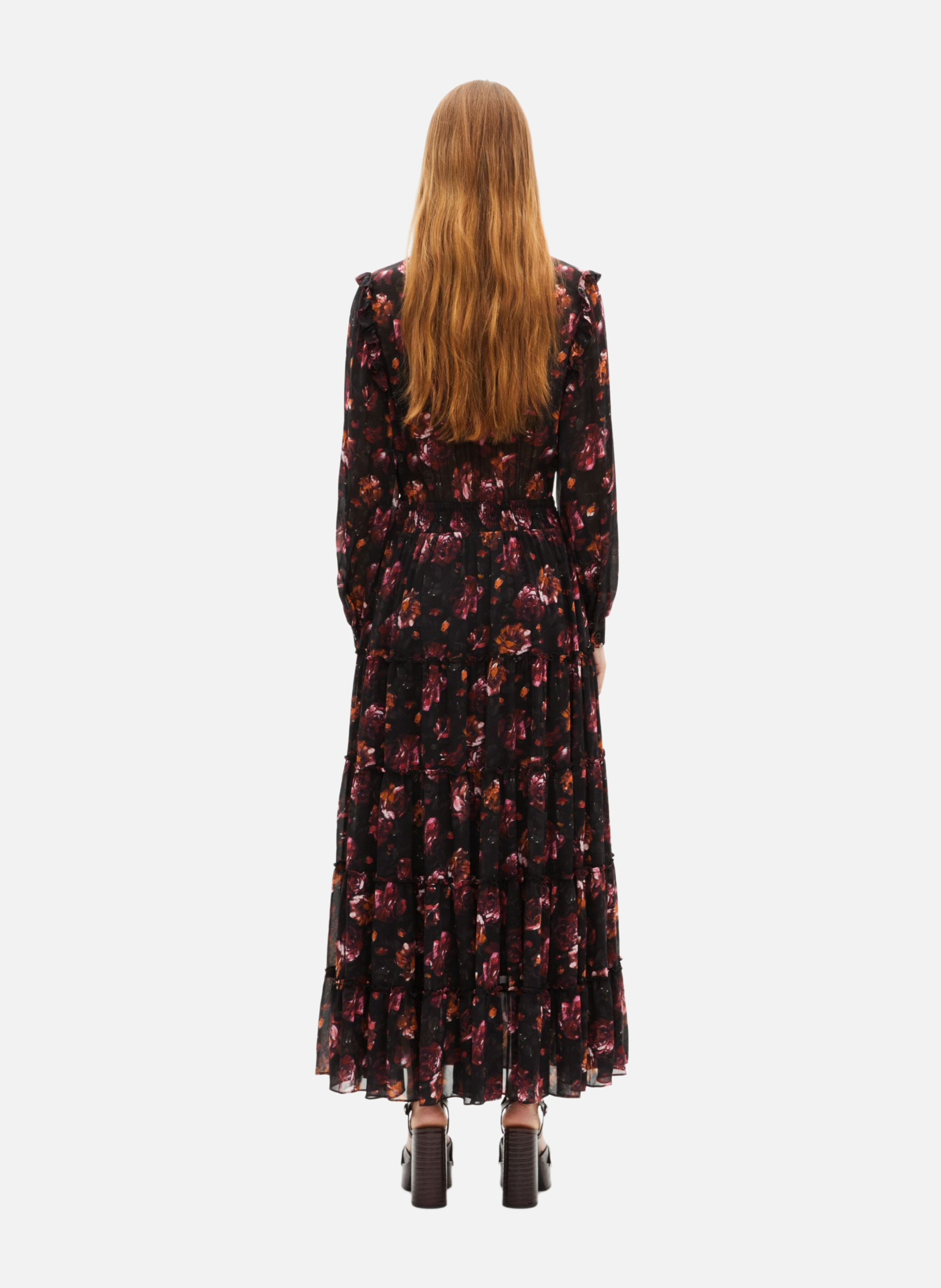 Robe longue imprimé THE KOOPLES Noir