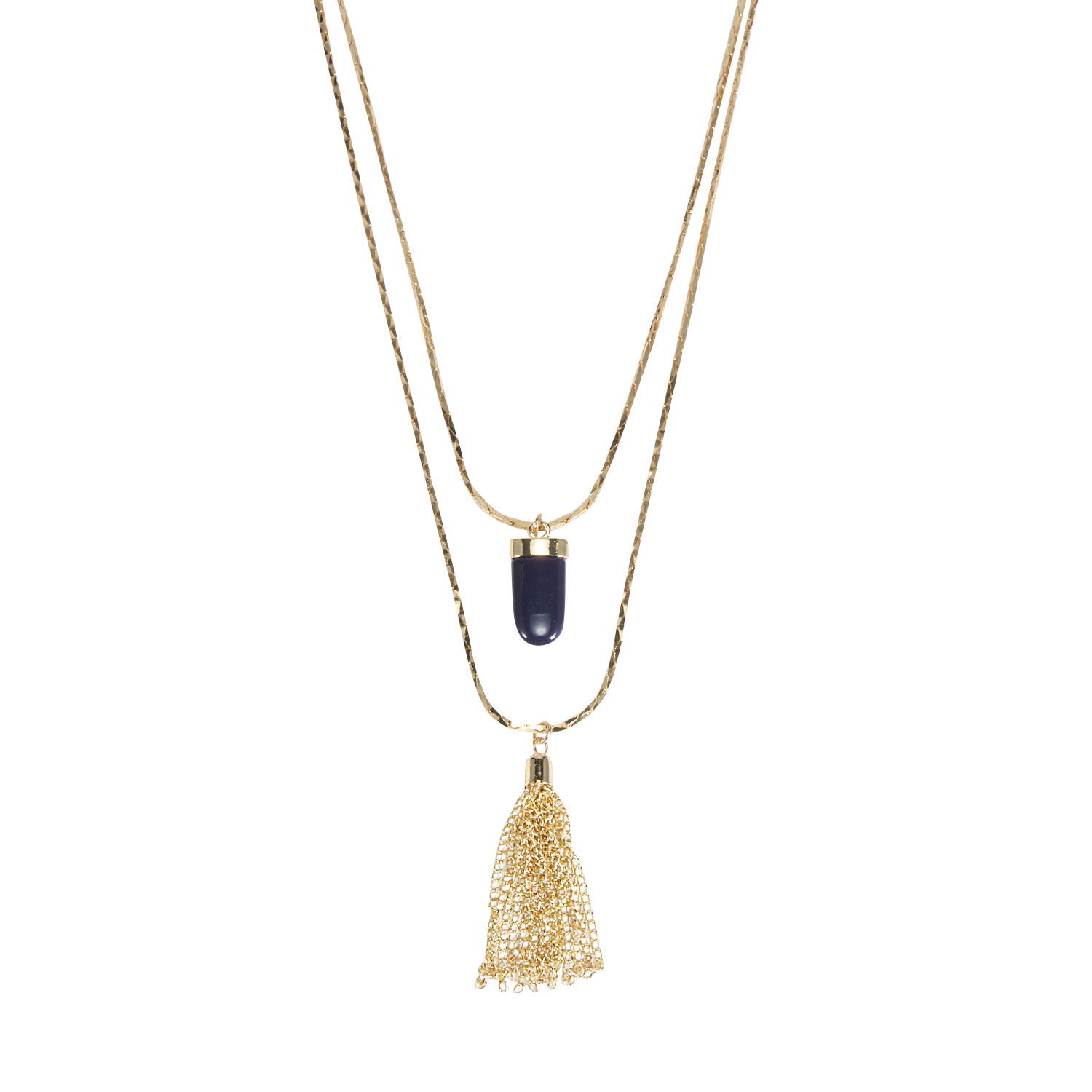 Anhänger-Halskette LA FEE MARABOUTEE Violett