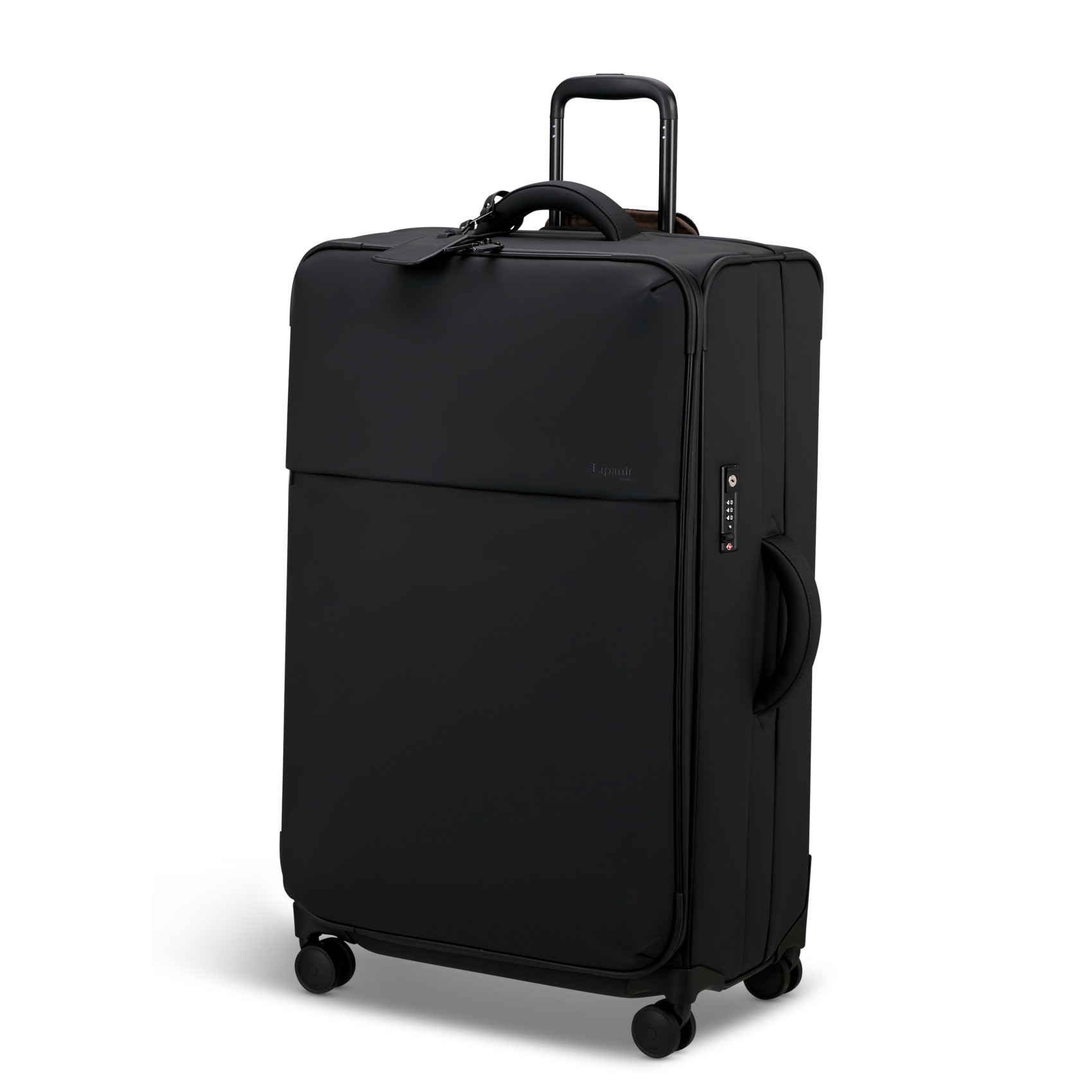 Lost in Berlin XL 4-Wheel Suitcase LIPAULT Black