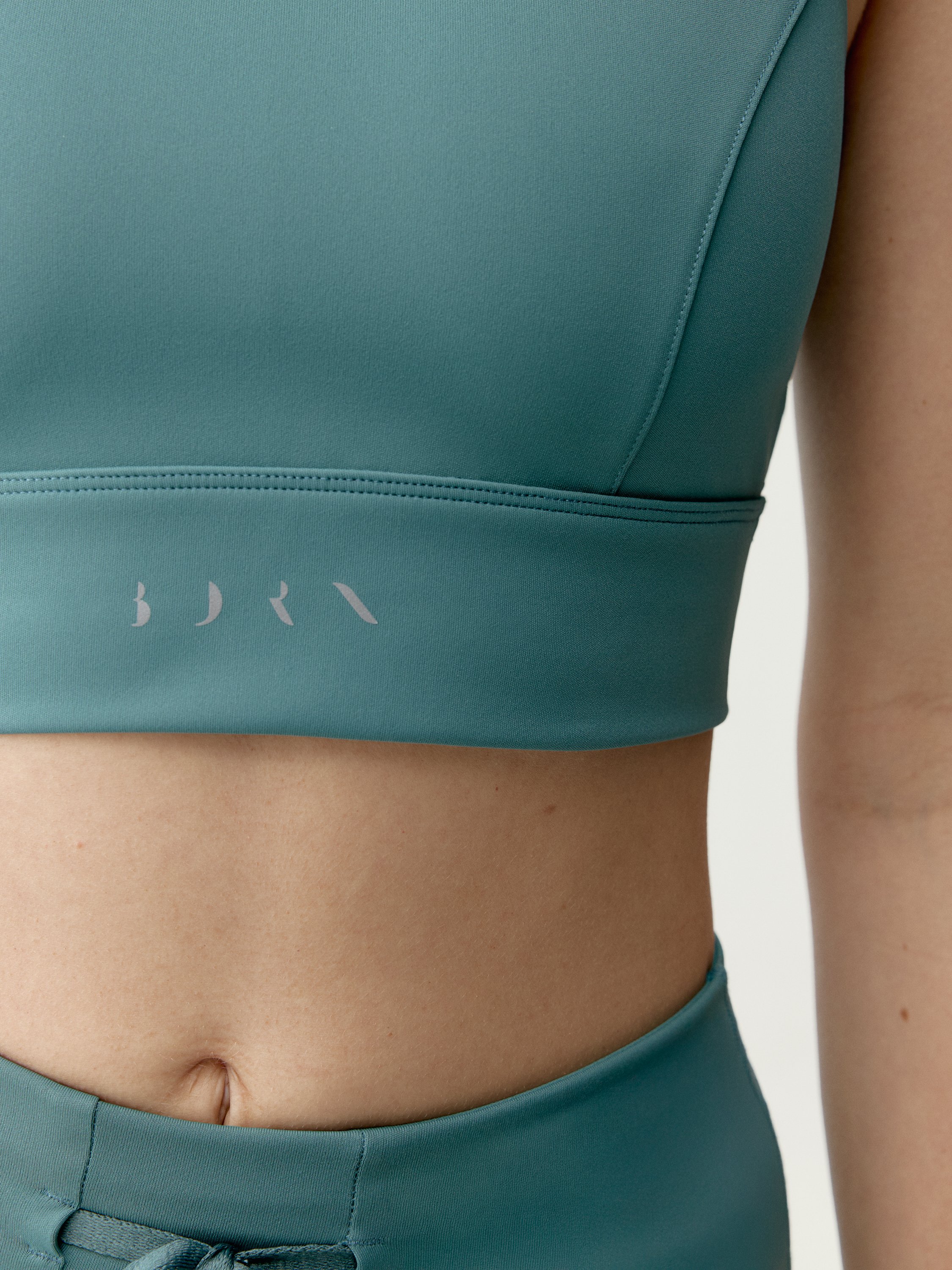 Brassière de sport seamless fixation moyenne ariadna BORN Bleu