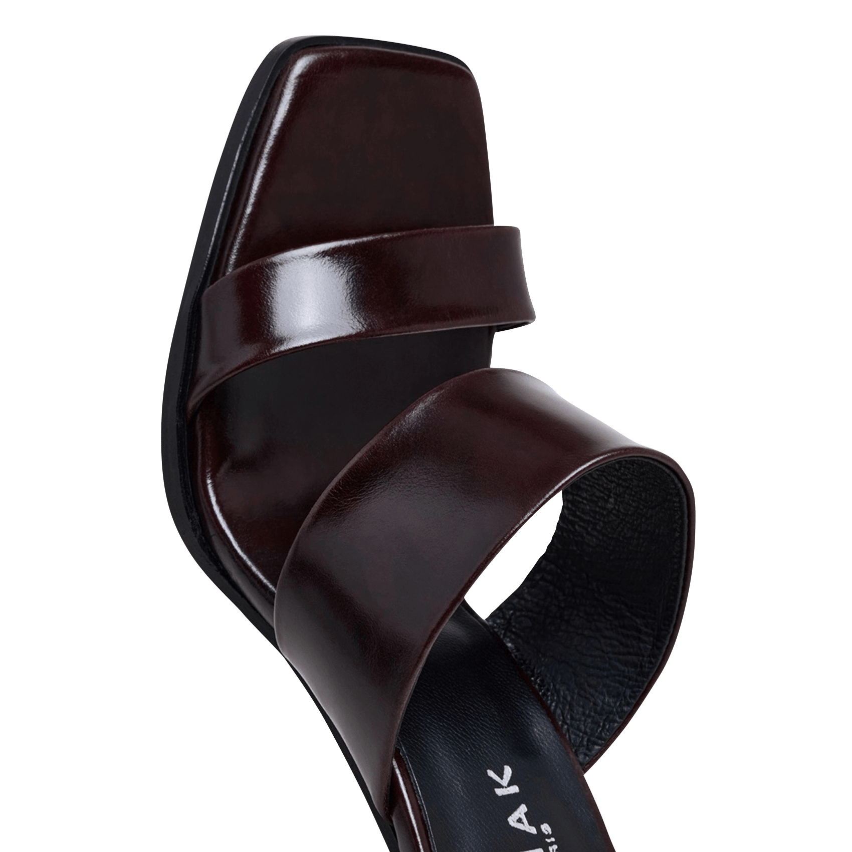 Leather mules JONAK Brown