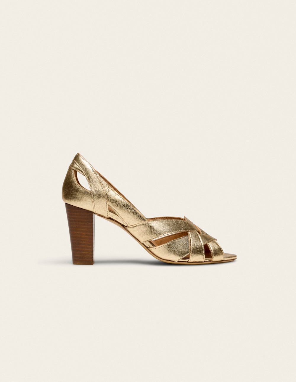 Heeled sandals ODAJE Golden
