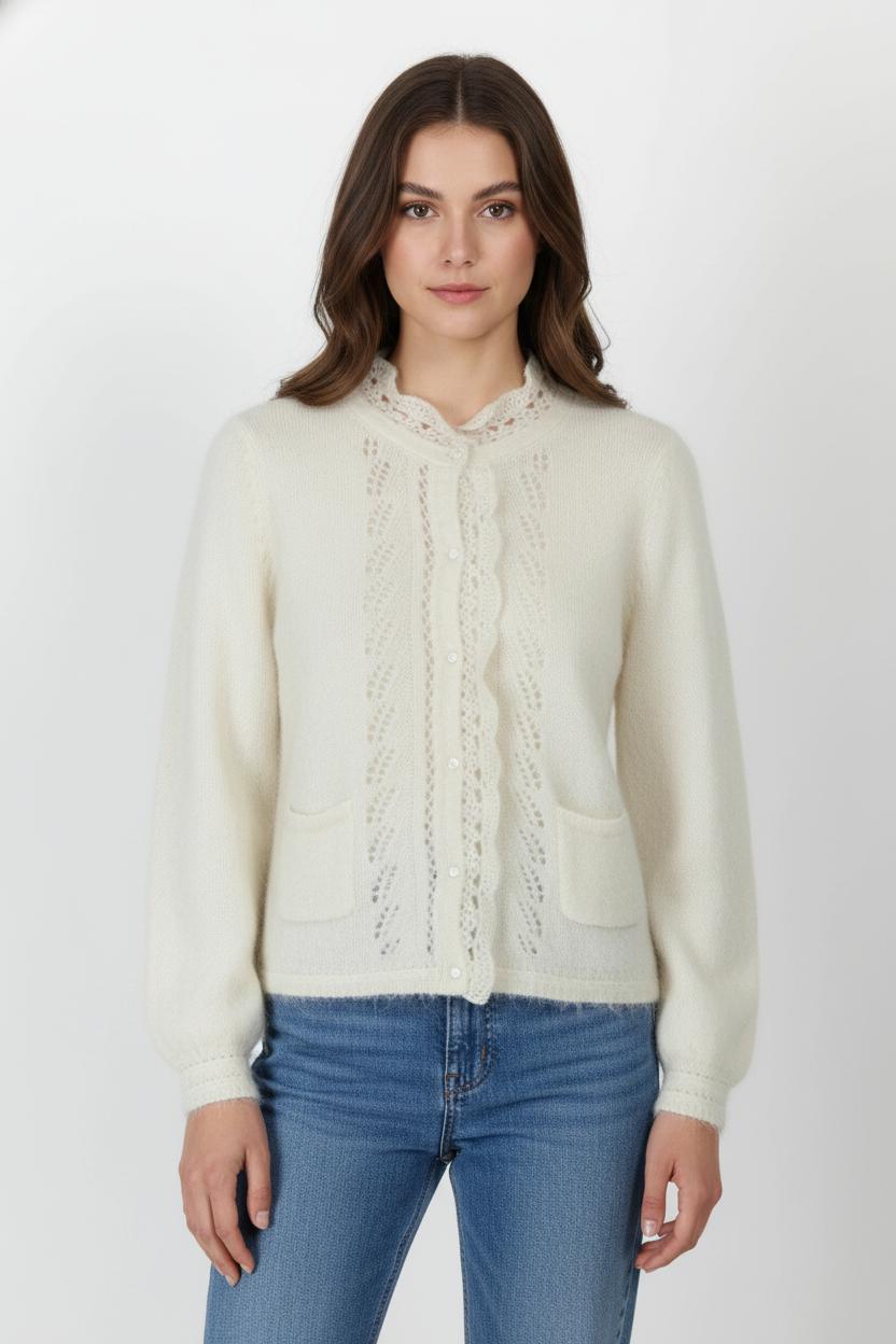 Cardigan SEZANE - Seconde main Blanc