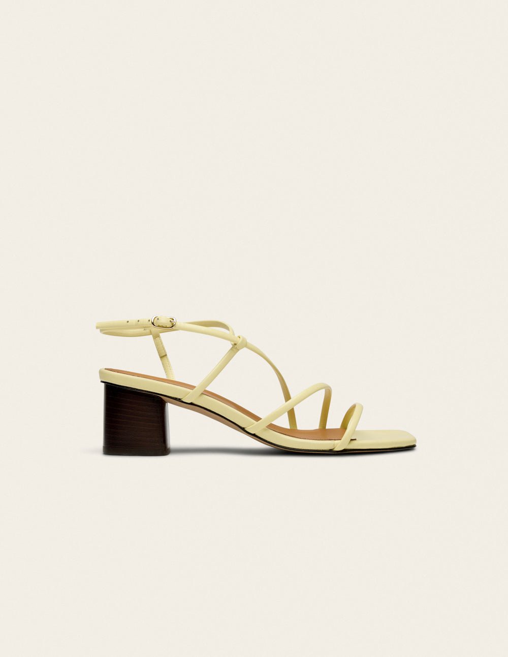 Heeled sandals  ODAJE Yellow