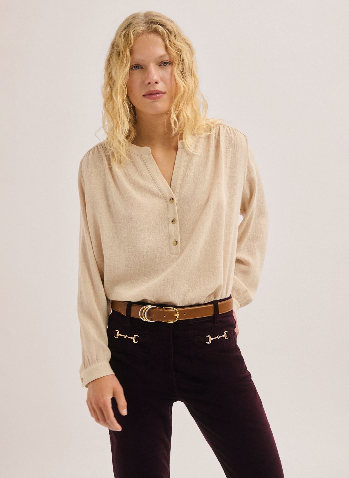 Top oversize col tunisien PABLO