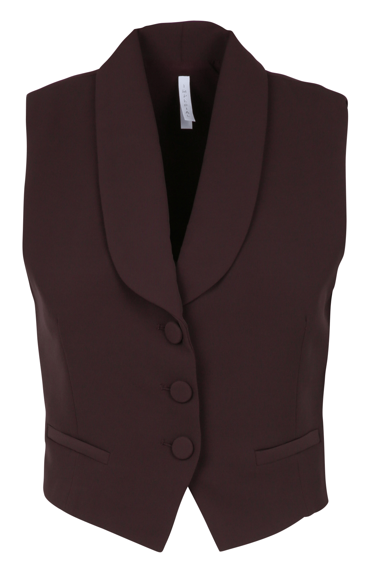 Straight shawl-collar cardigan IMPERIAL Black