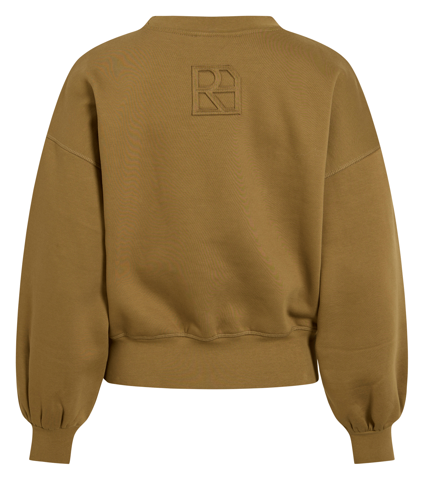 Ruime ronde hals trui ROUGE EDIT Bruin