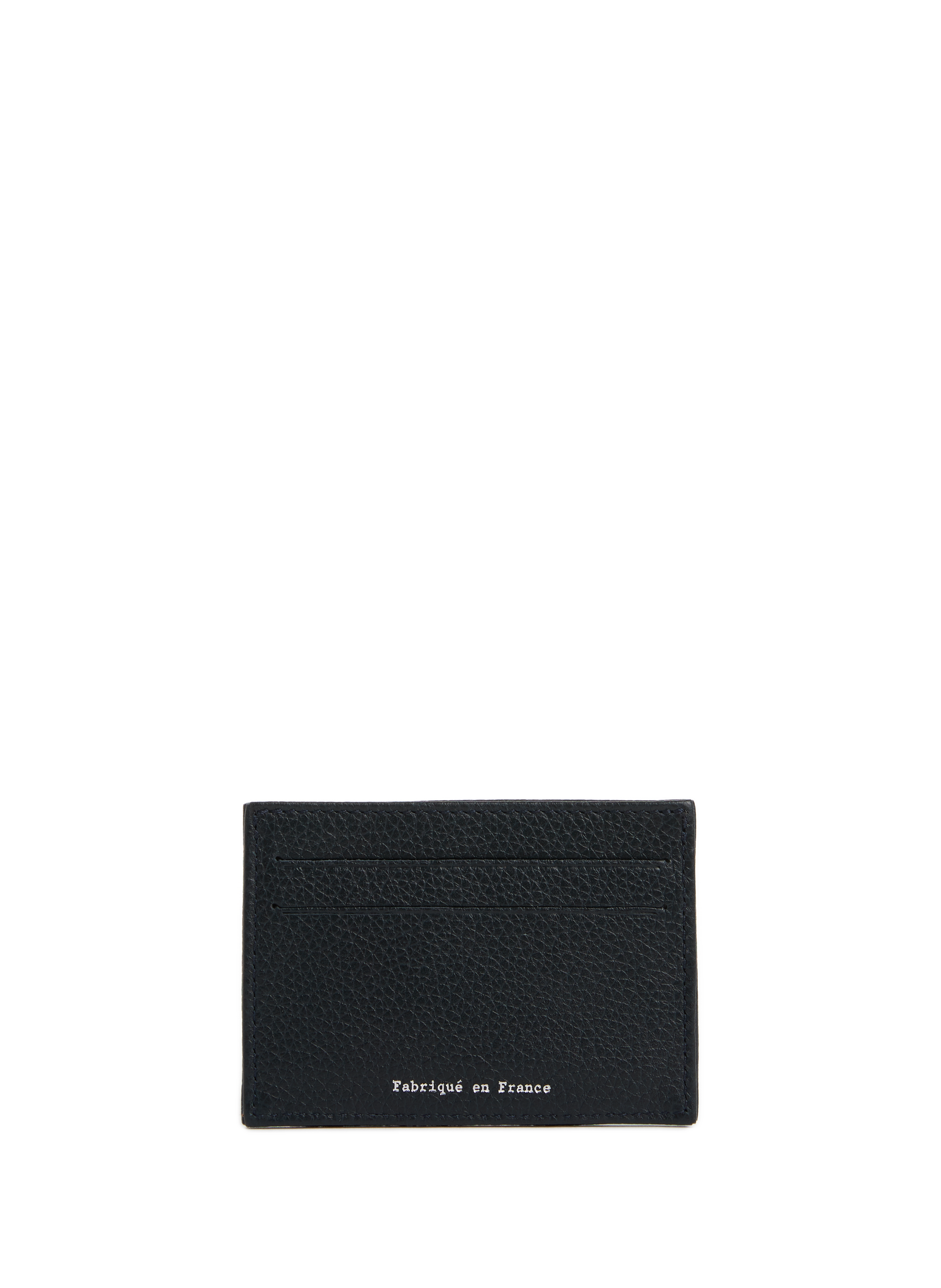 Leather card holder pm fra 579 mini pc black SAISON 1865 Blue