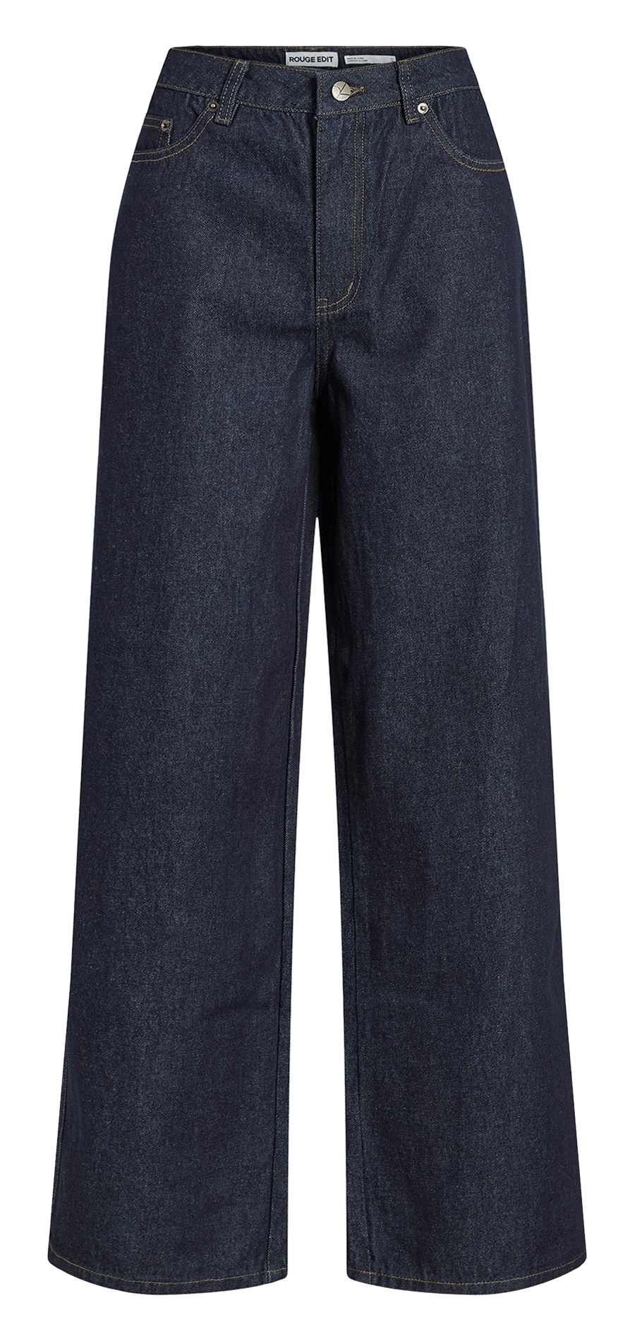 Flared cotton jeans ROUGE EDIT Blue