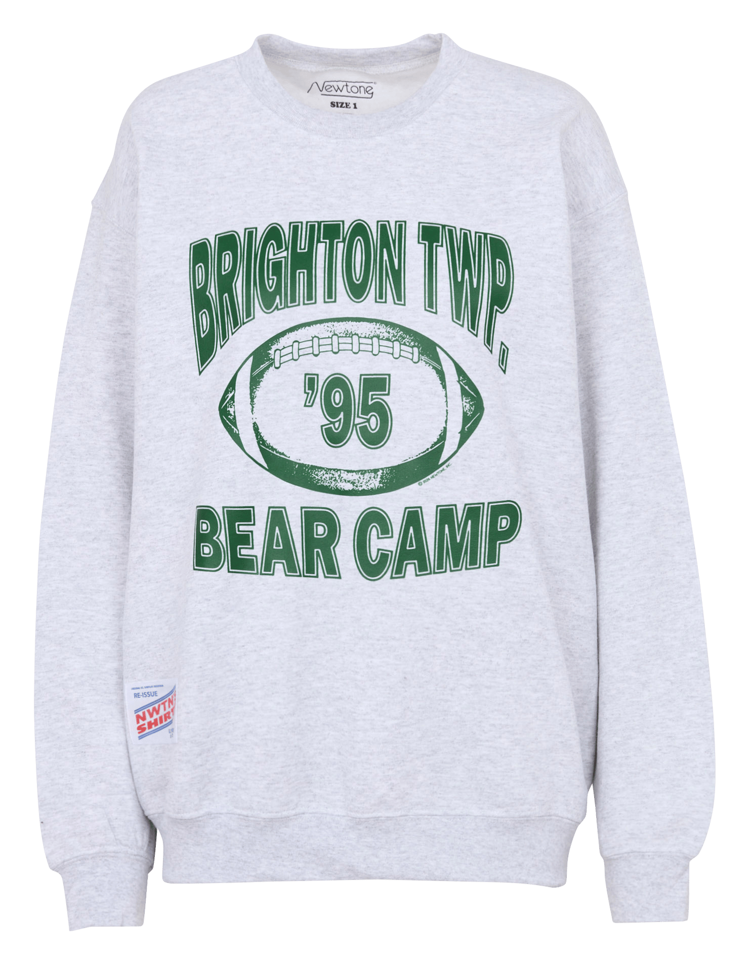 Sweat oversize en coton mélangé NEWTONE Gris