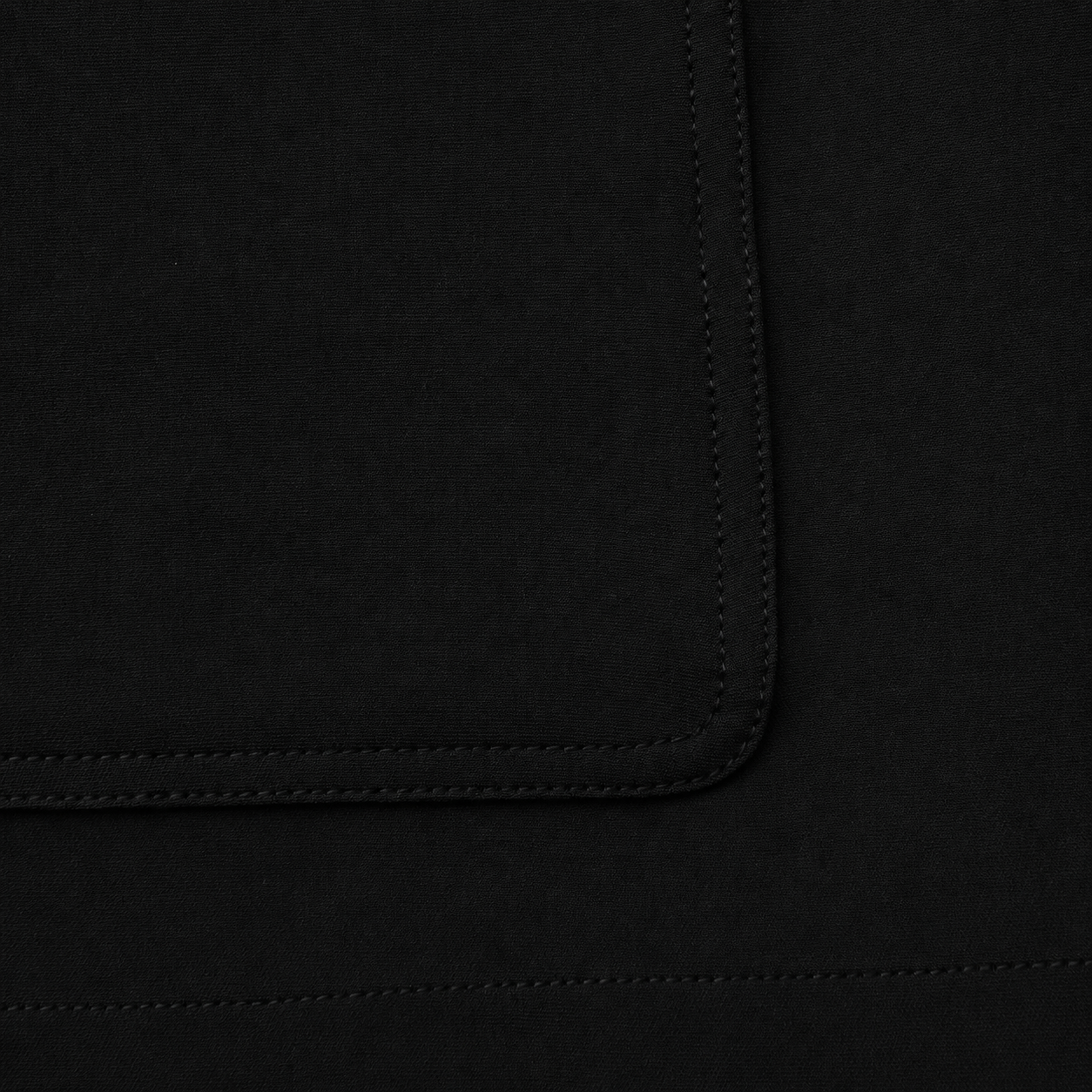Black Wael Stretch Worker Jacket SERGE BLANCO Black