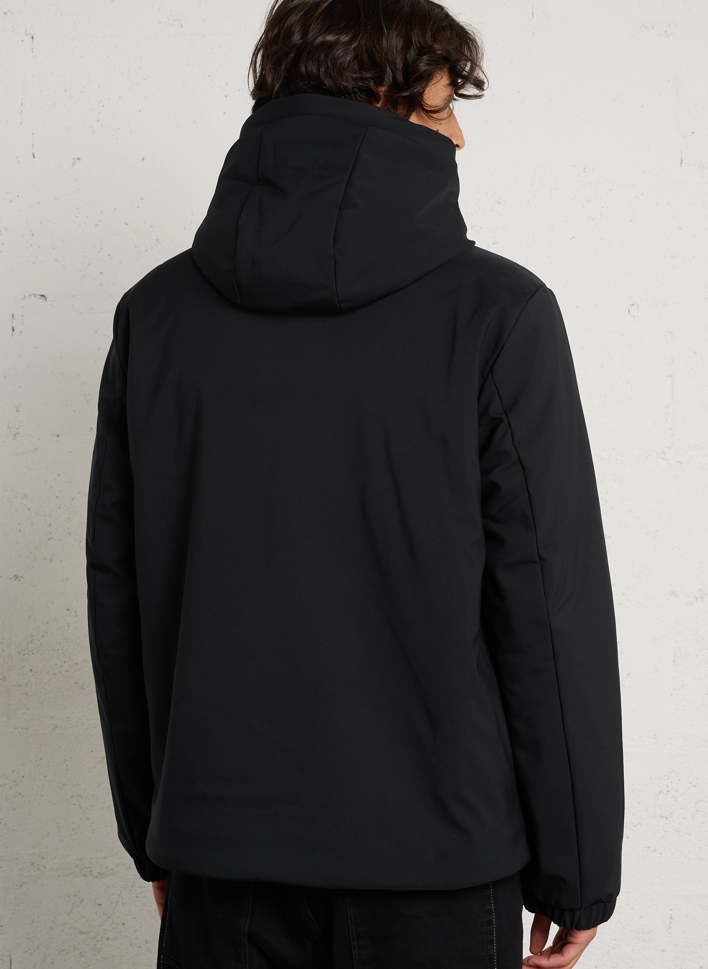 Parka à capuche zippée LE TEMPS DES CERISES Noir
