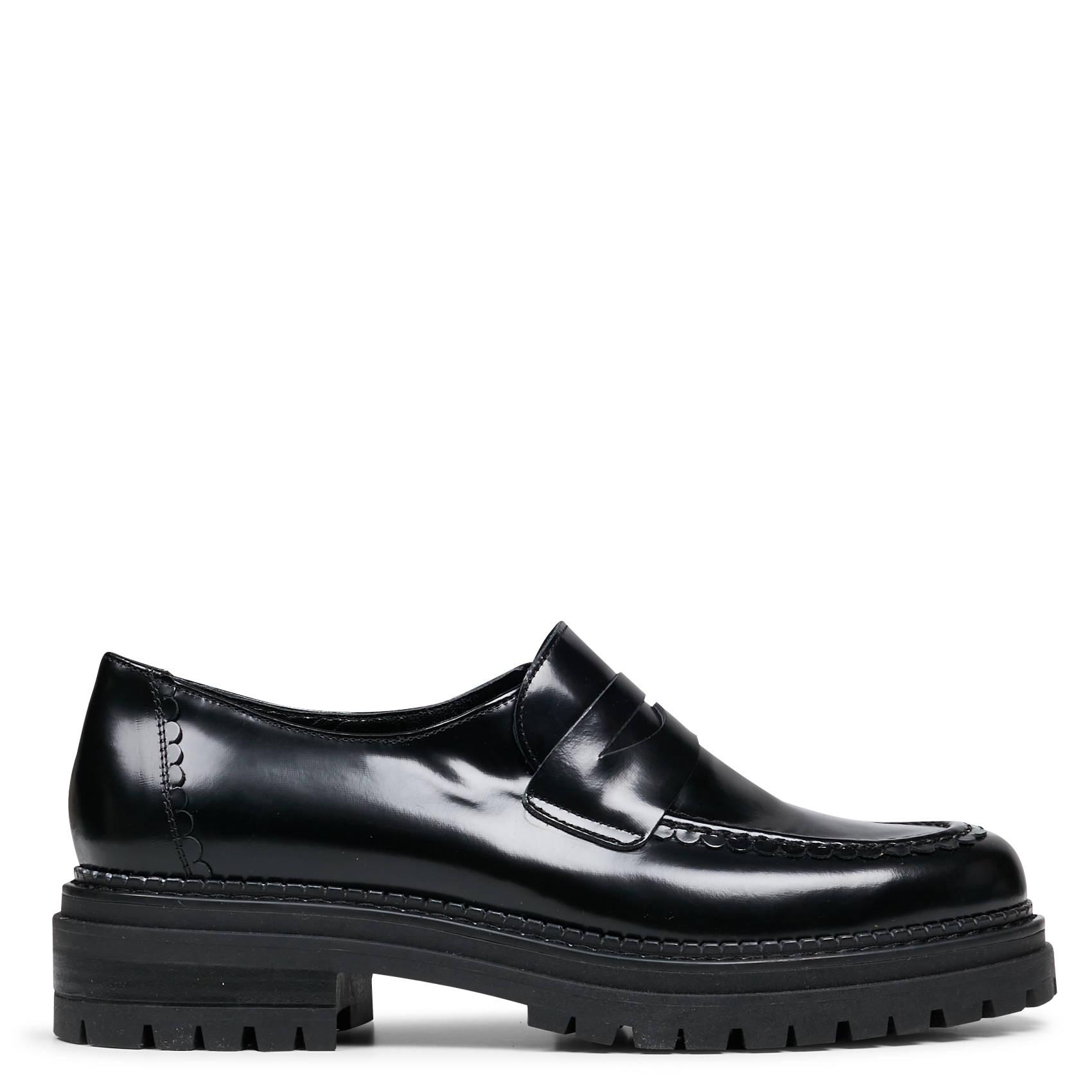 Smooth Leather Loafers Noir Mellow Yellow Women Place des Tendances