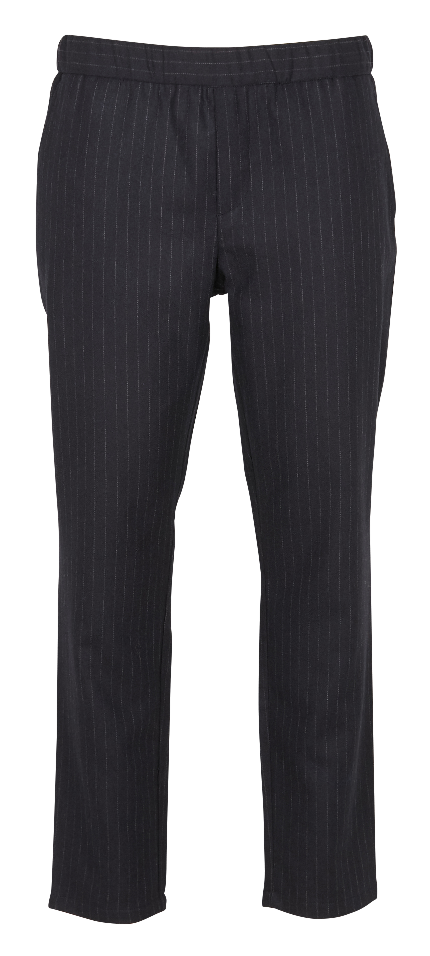 gestreifte Slim-Fit-Hose SELECTED Blau