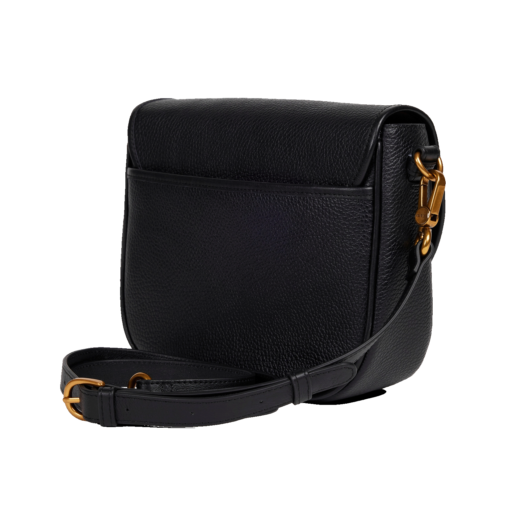 Sac bandoulière besace en cuir NAT & NIN Noir