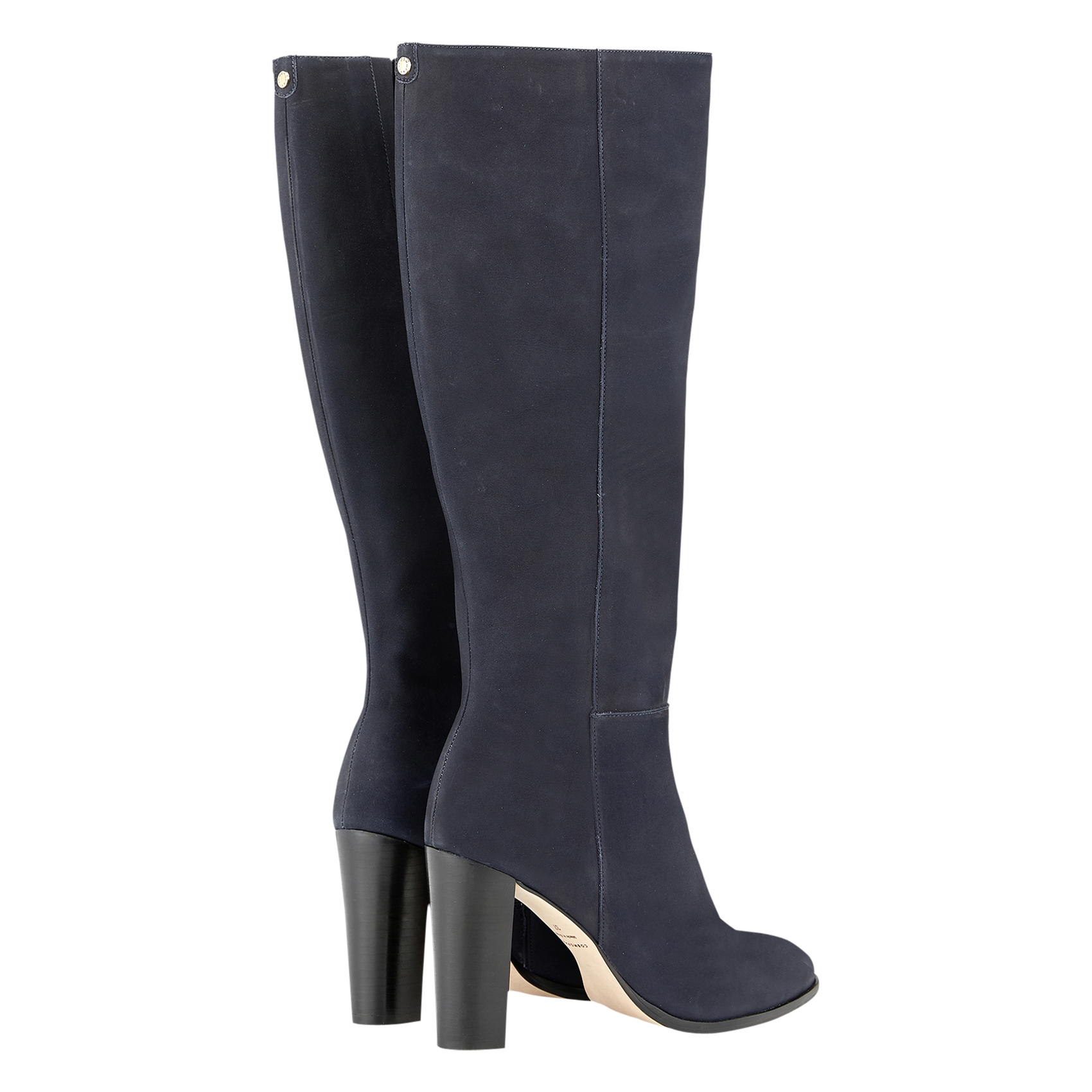 Heeled suede boots COSMOPARIS Blue