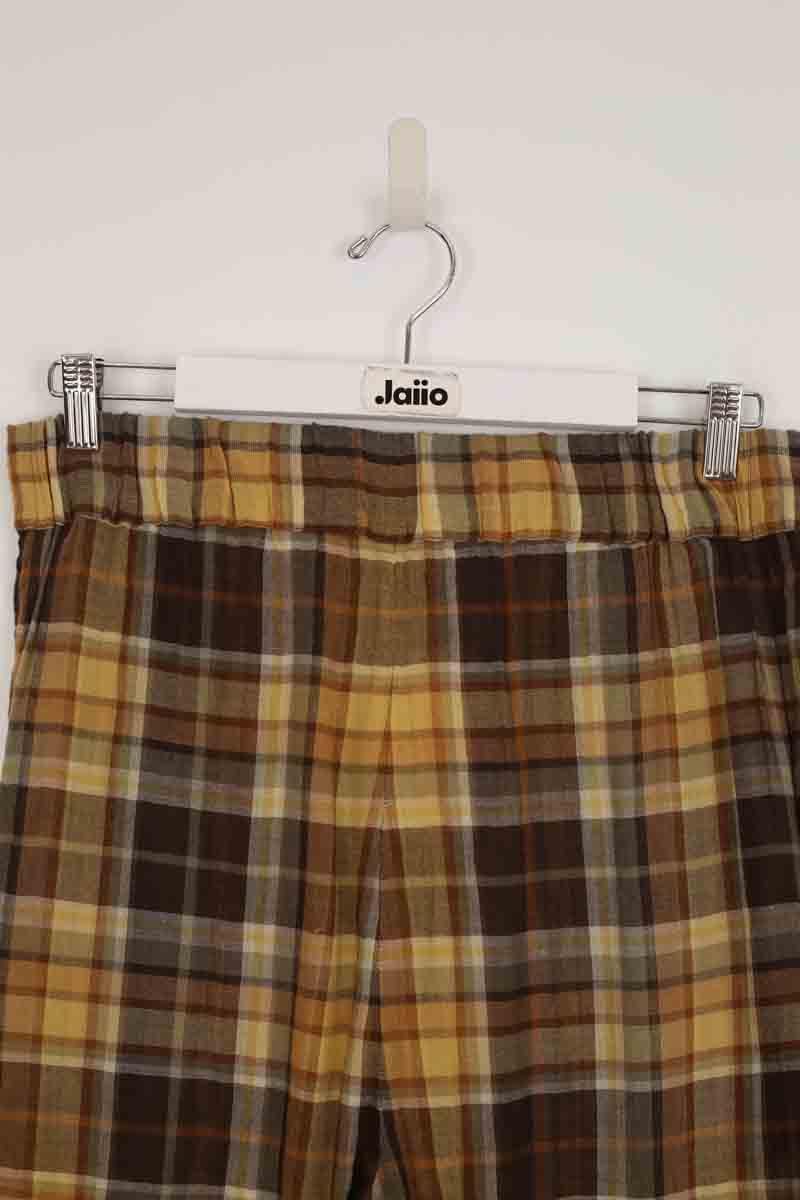 Slim-fit cotton cargo pants LAURENCE BRAS - Seconde Main Brown