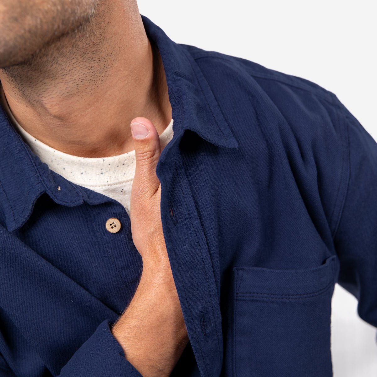 Denim overshirt BILLYBELT Blue