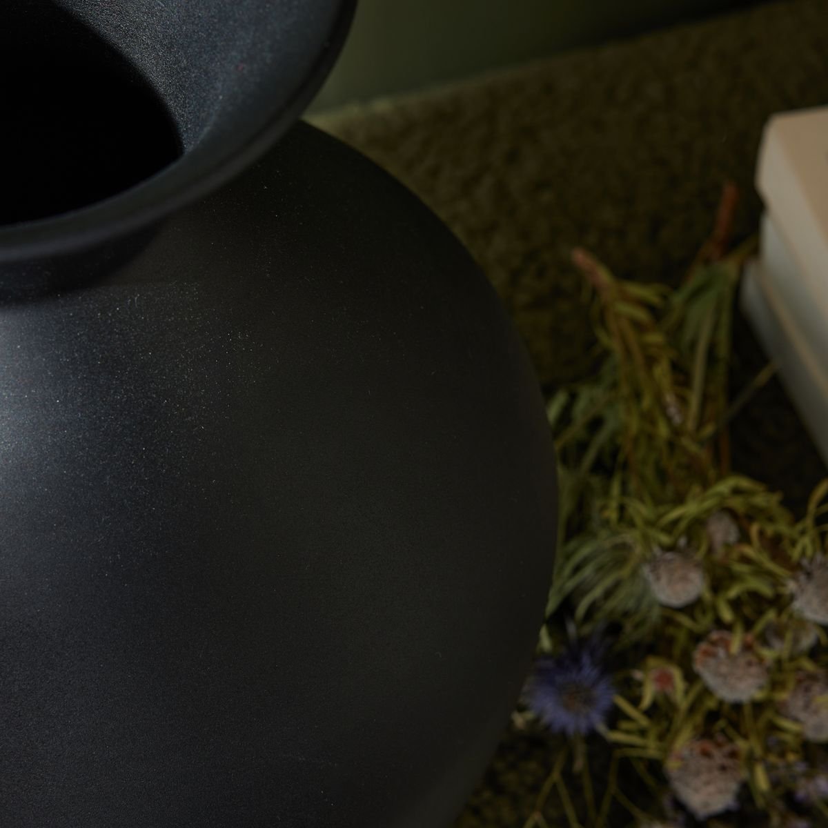 Vase en métal FACTORY Noir