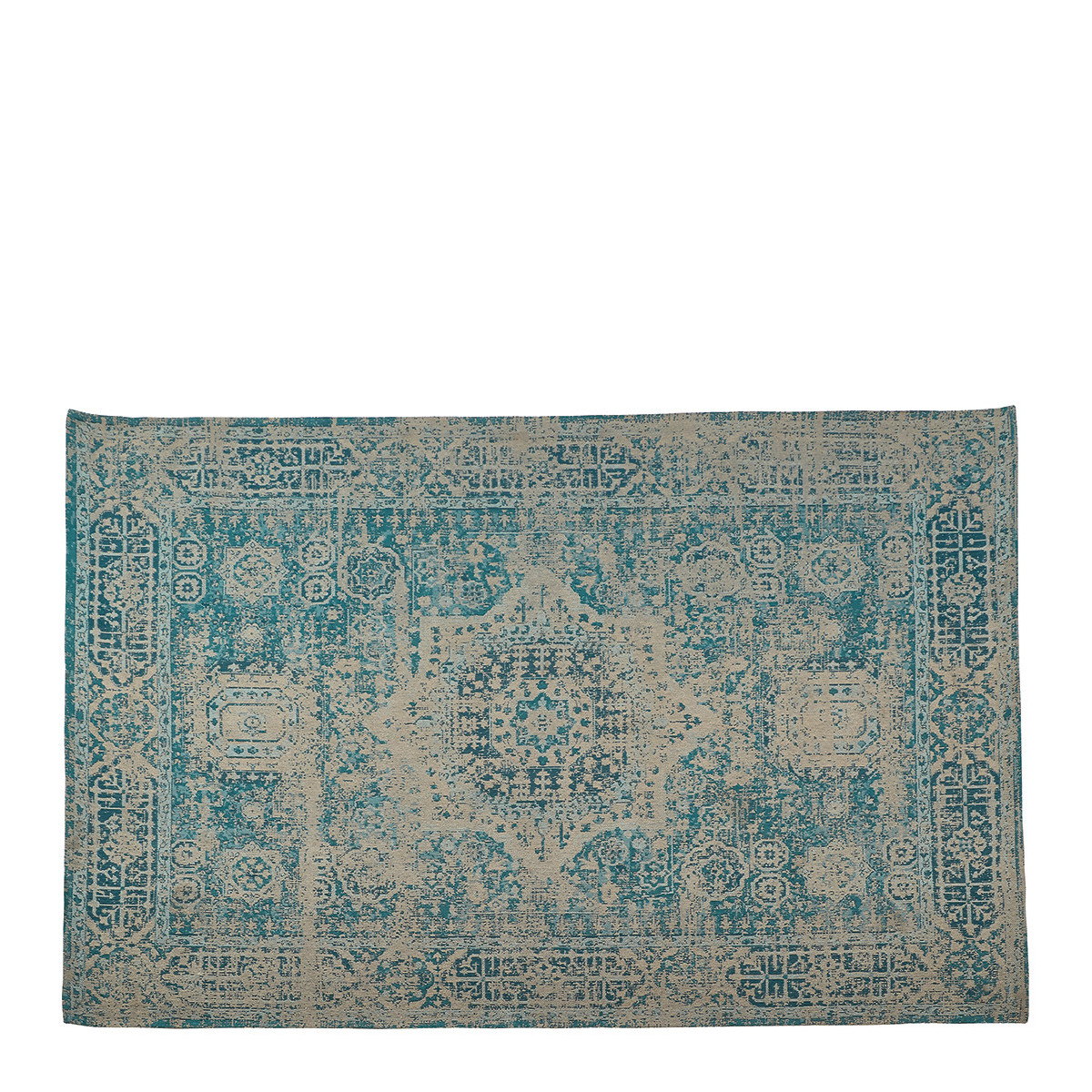 Cotton rug BLANC D'IVOIRE Blue