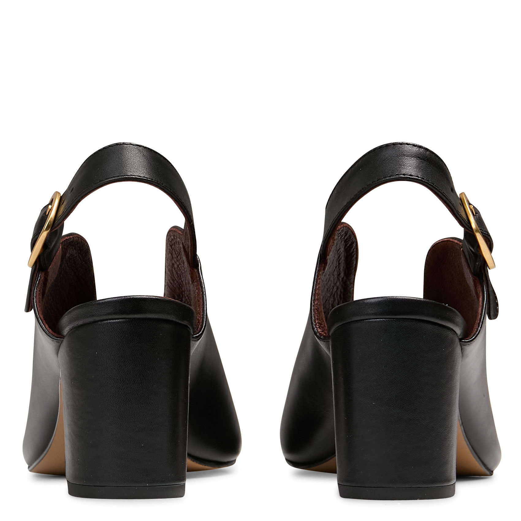 Sandales hautes en cuir ANONYMOUS COPENHAGEN Noir