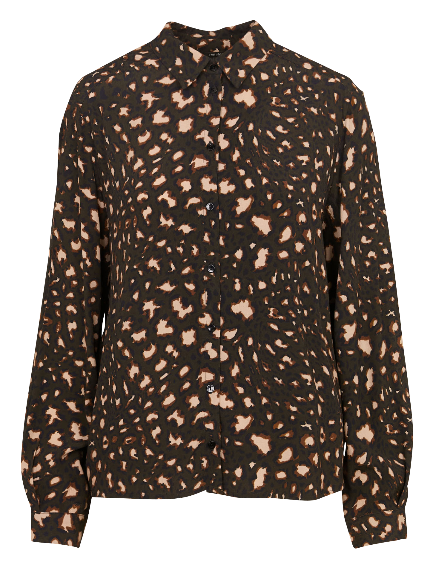 Blouse met print ONE STEP Groen