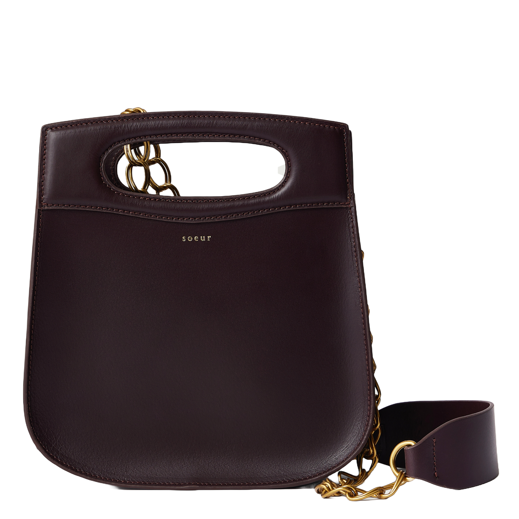 Umhängetasche aus Vachetteleder SOEUR