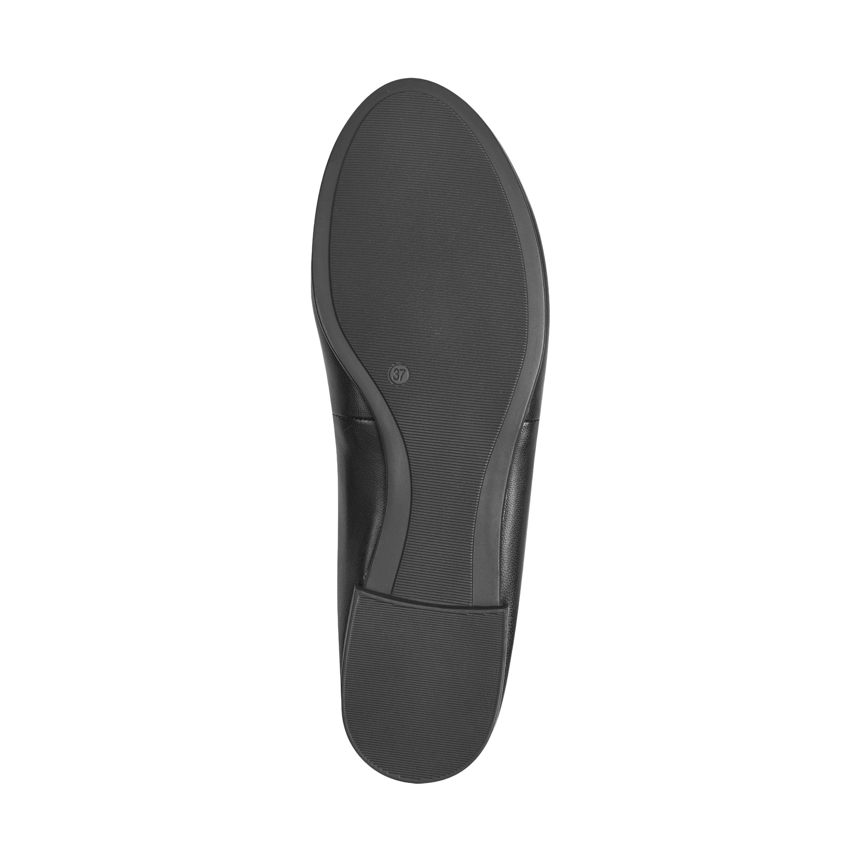 Leather ballet pumps TAMARIS Black