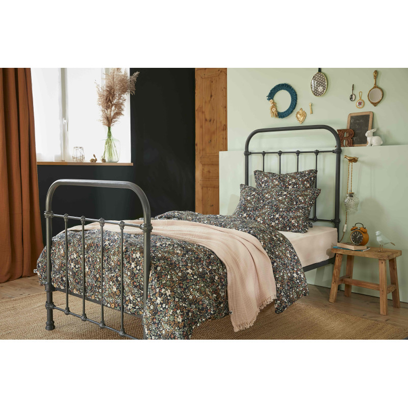 "Capucine" duvet cover all sizes "cotton gauze" L'EFFET PAPILLON
