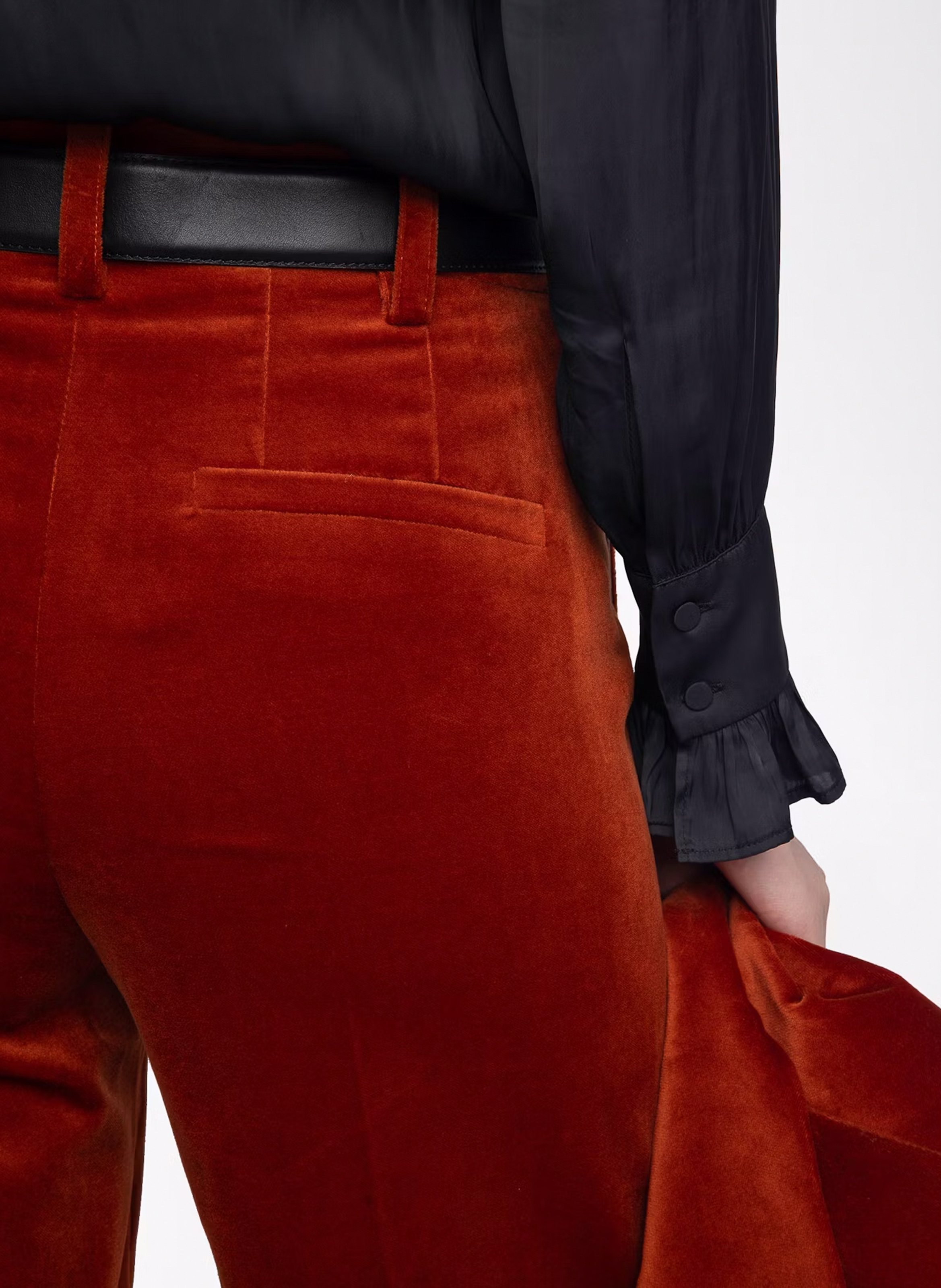 Pantalon large en coton ZADIG&VOLTAIRE Marron