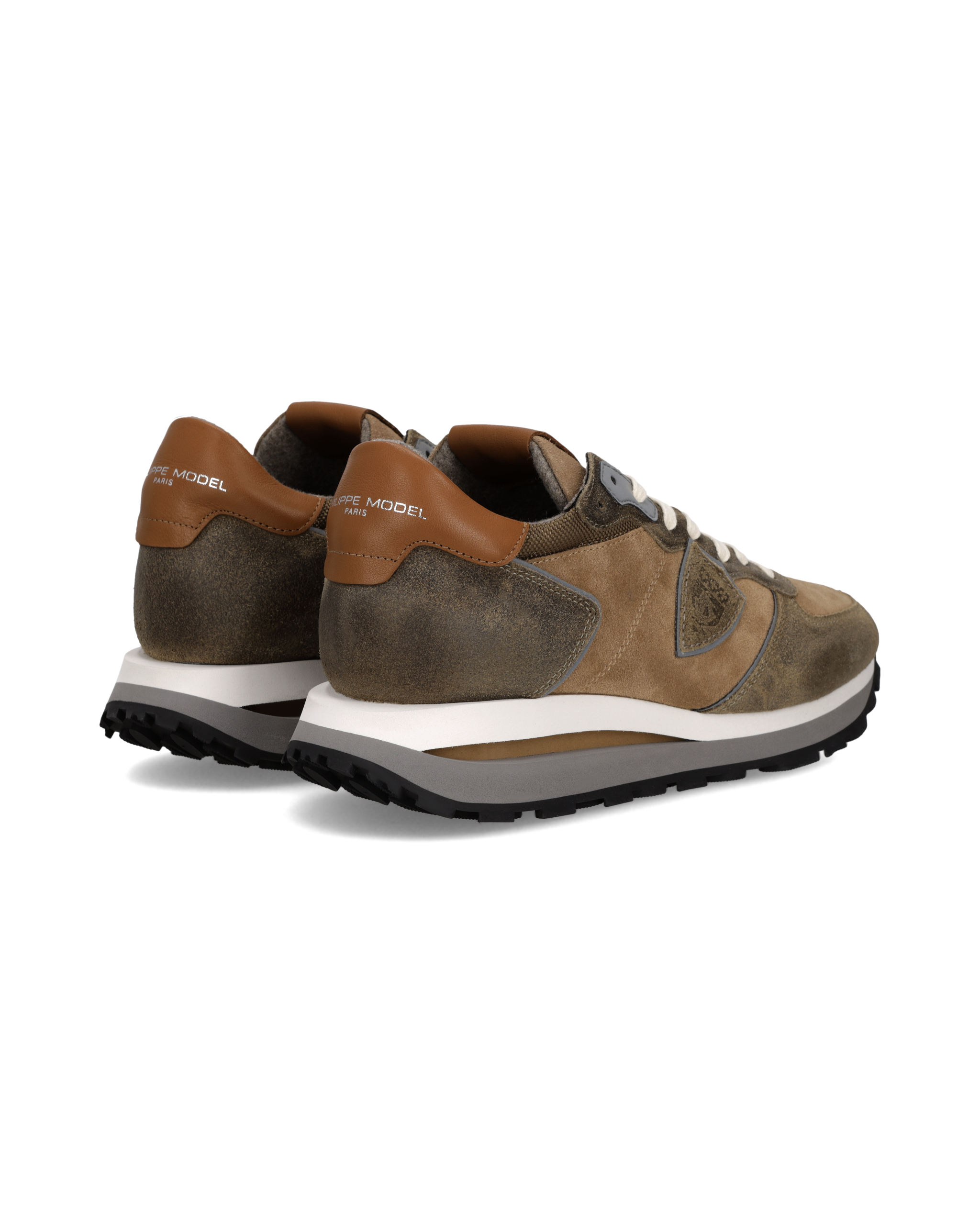 High-top running sneakers PHILIPPE MODEL Brown