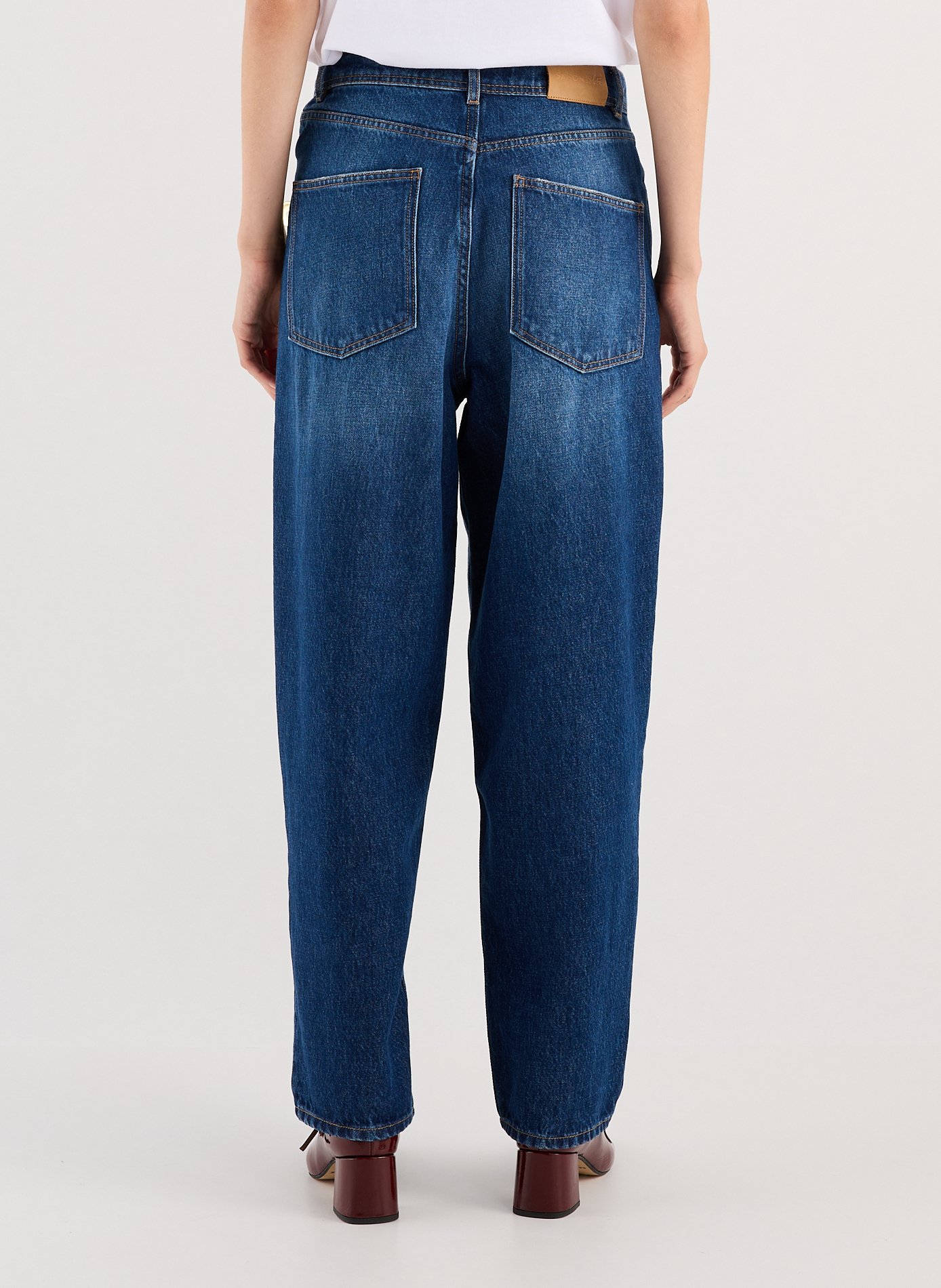 Jean boule en coton SAISON 1865 Bleu