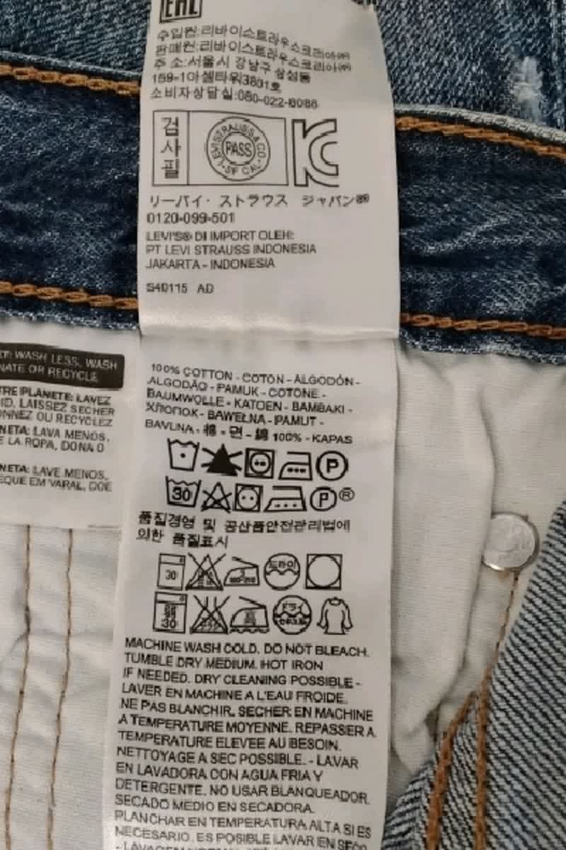 Shorts LEVI'S - Seconde main Blue