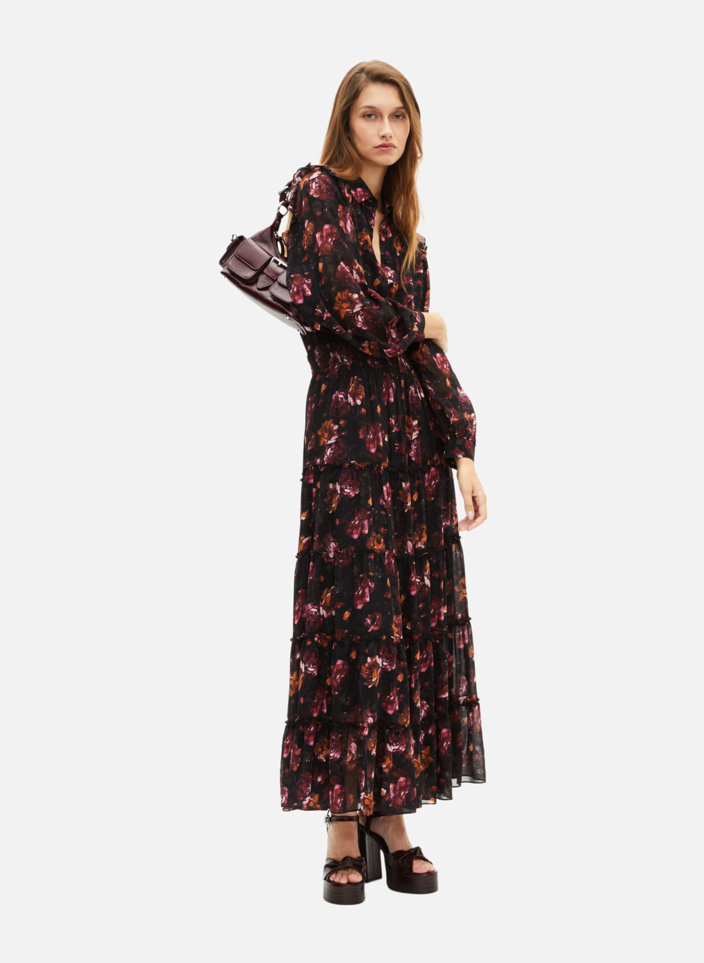 Robe longue imprimé THE KOOPLES Noir
